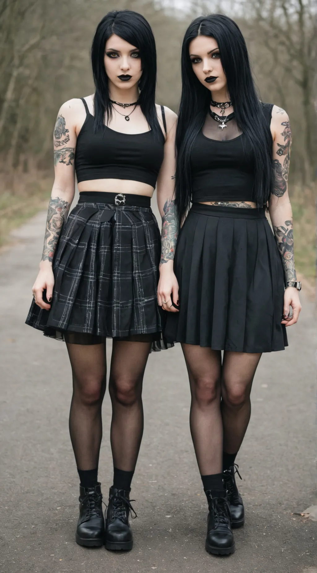 ai character: Jasmine and Violet background