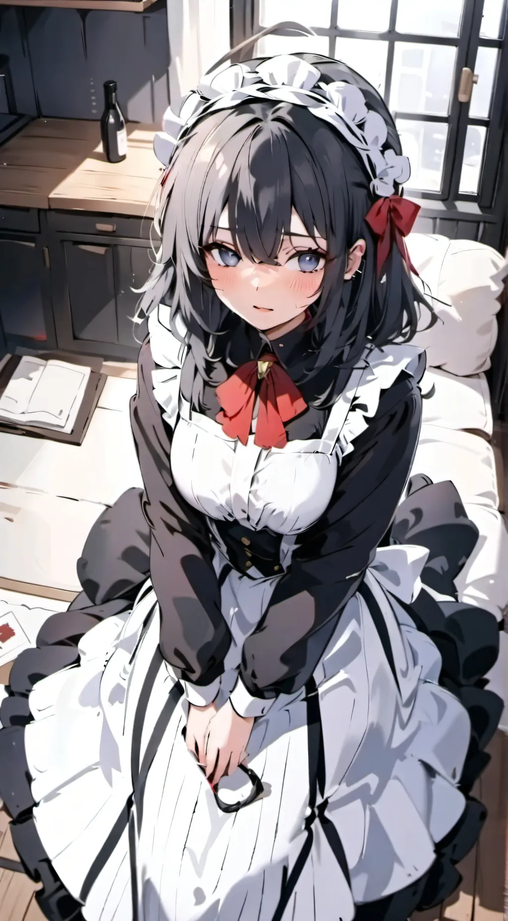 ai character: tu maid chida god background