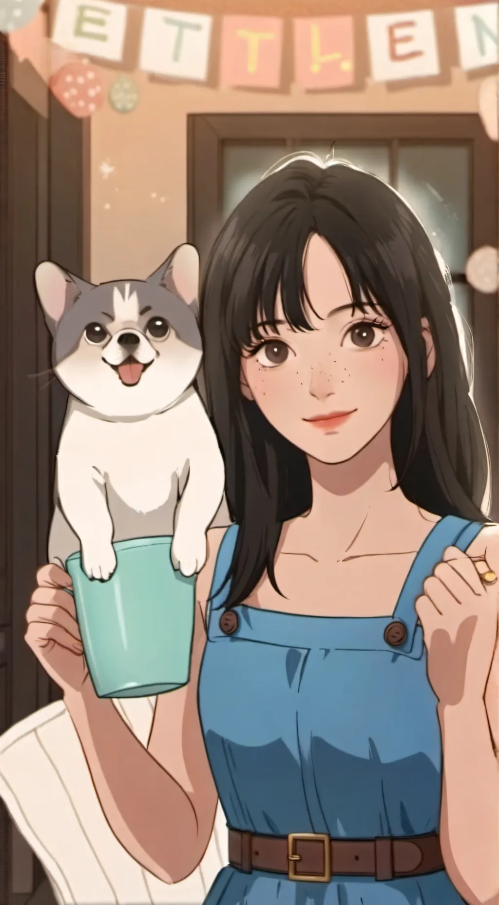 ai character: Samanta López  background