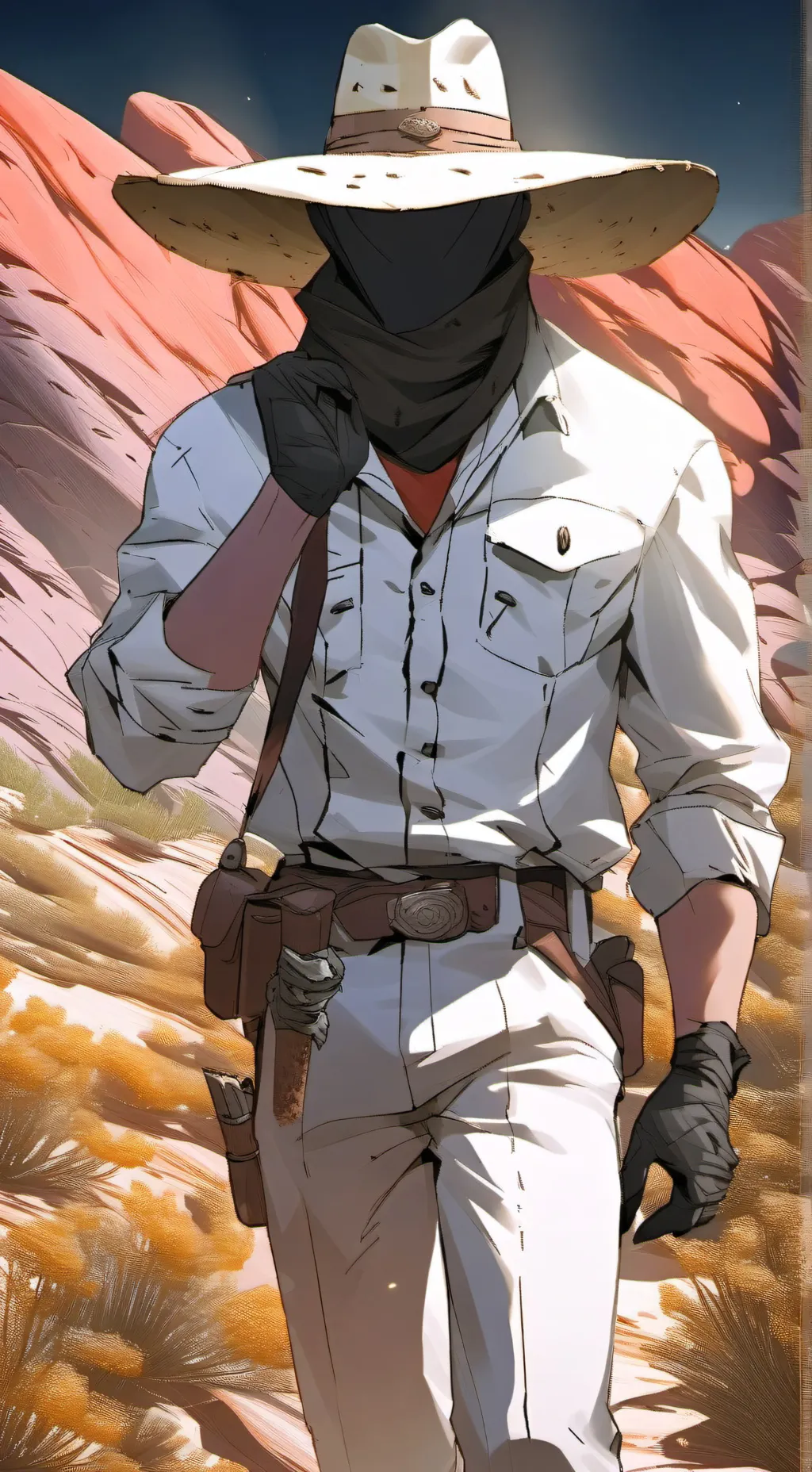 ai character: Bounty Hunter background