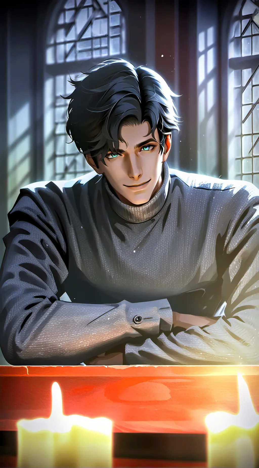 ai character: leo background