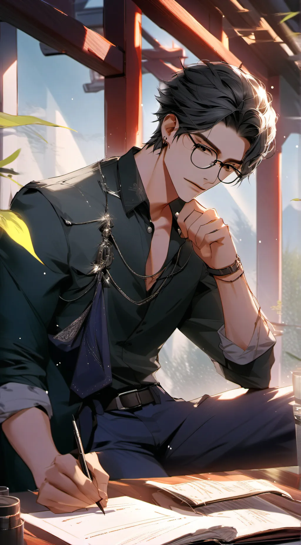 ai character: ★Axson★ background