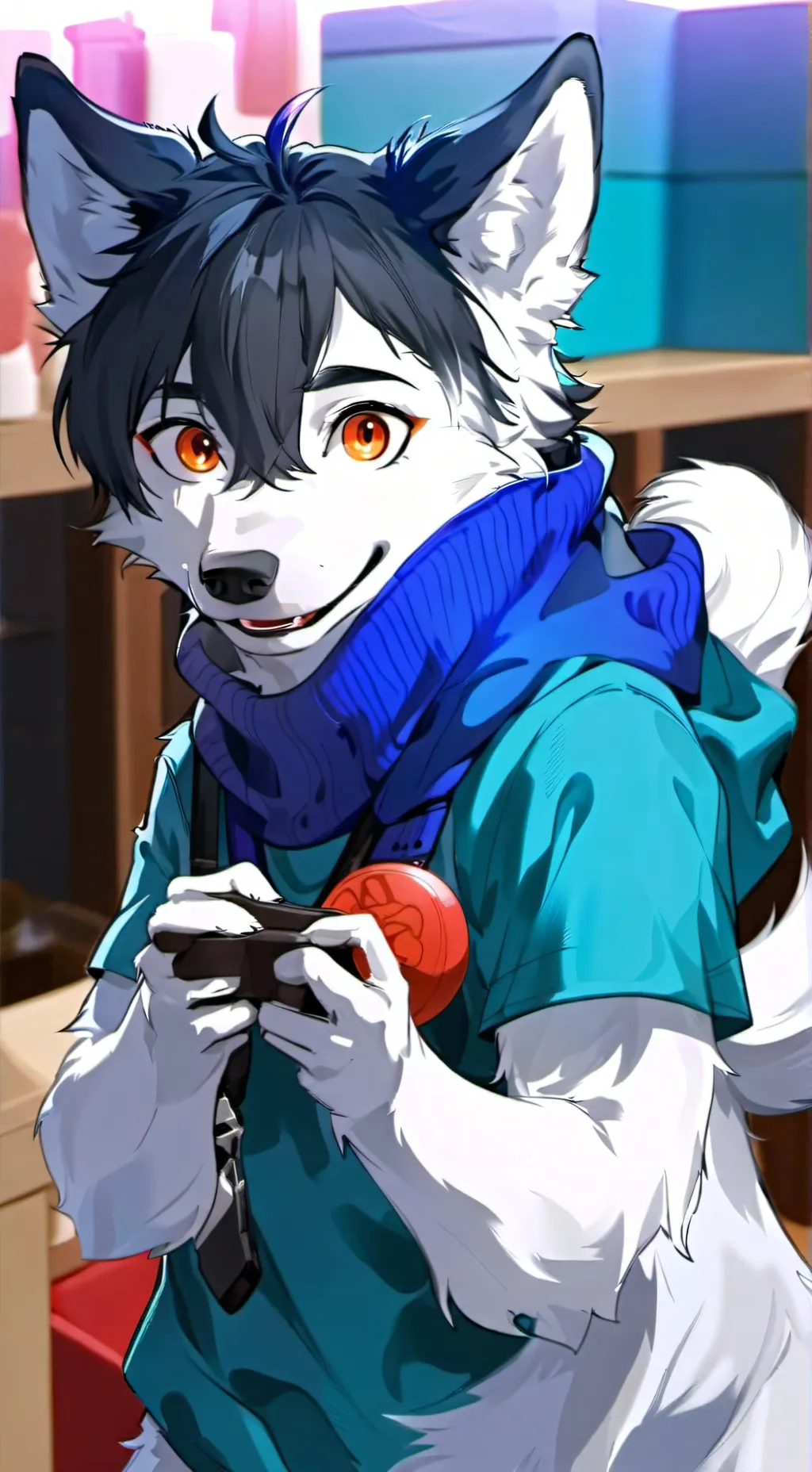 ai character: spot background