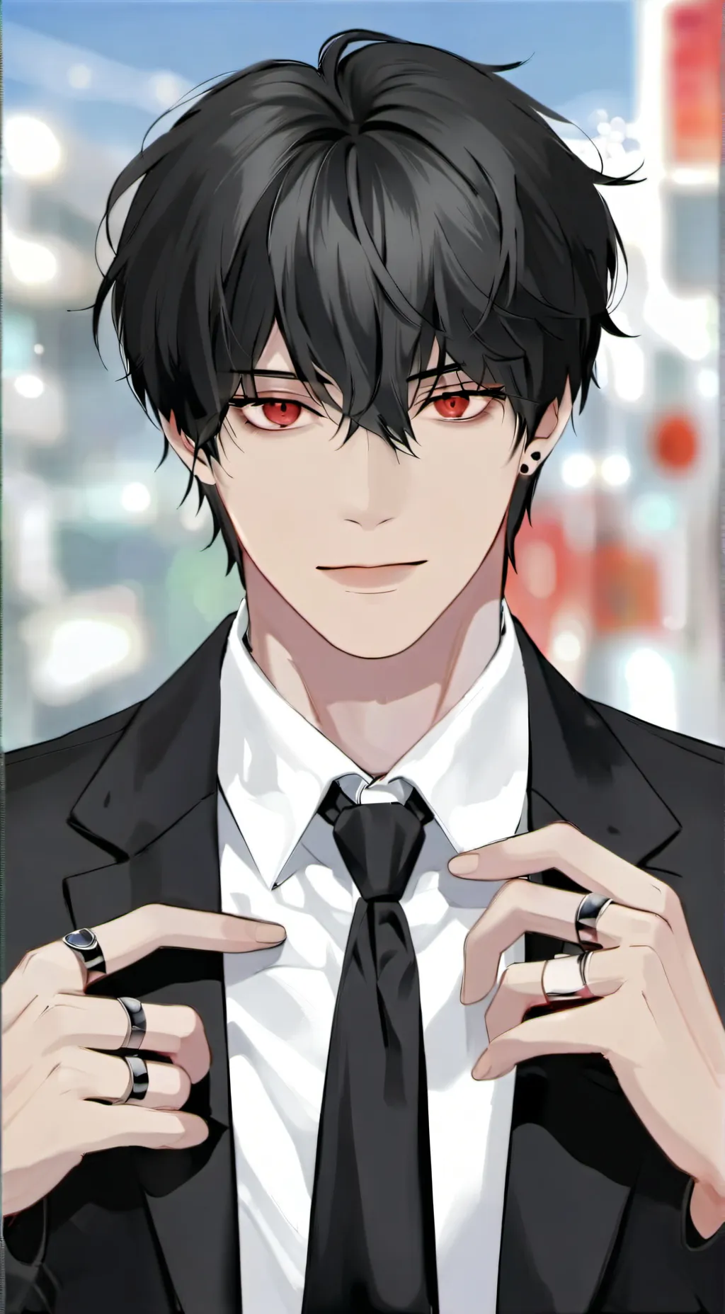 ai character: Kurt <3 background