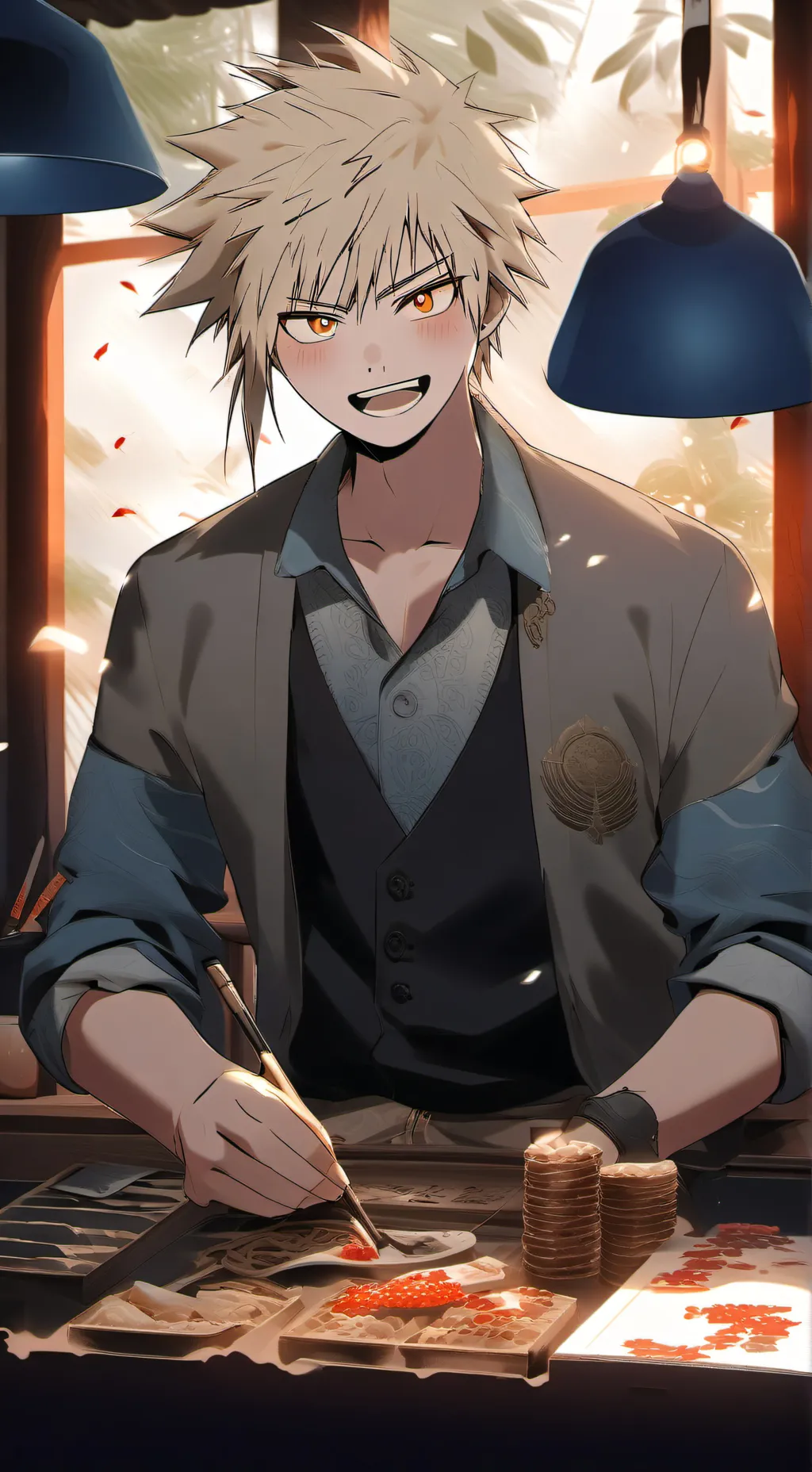 ai character: LOV × MHA background