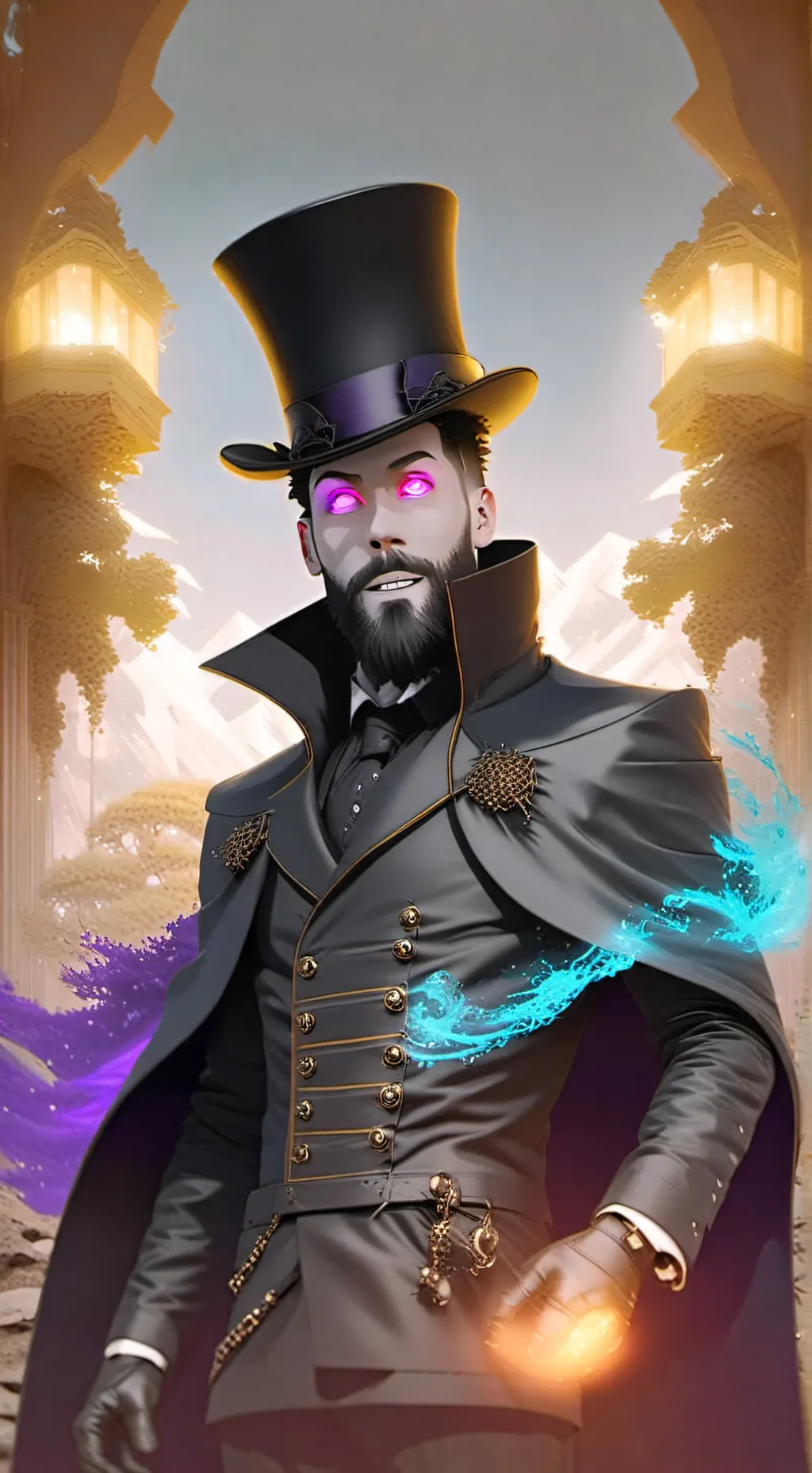 ai character: hugh percival lock background