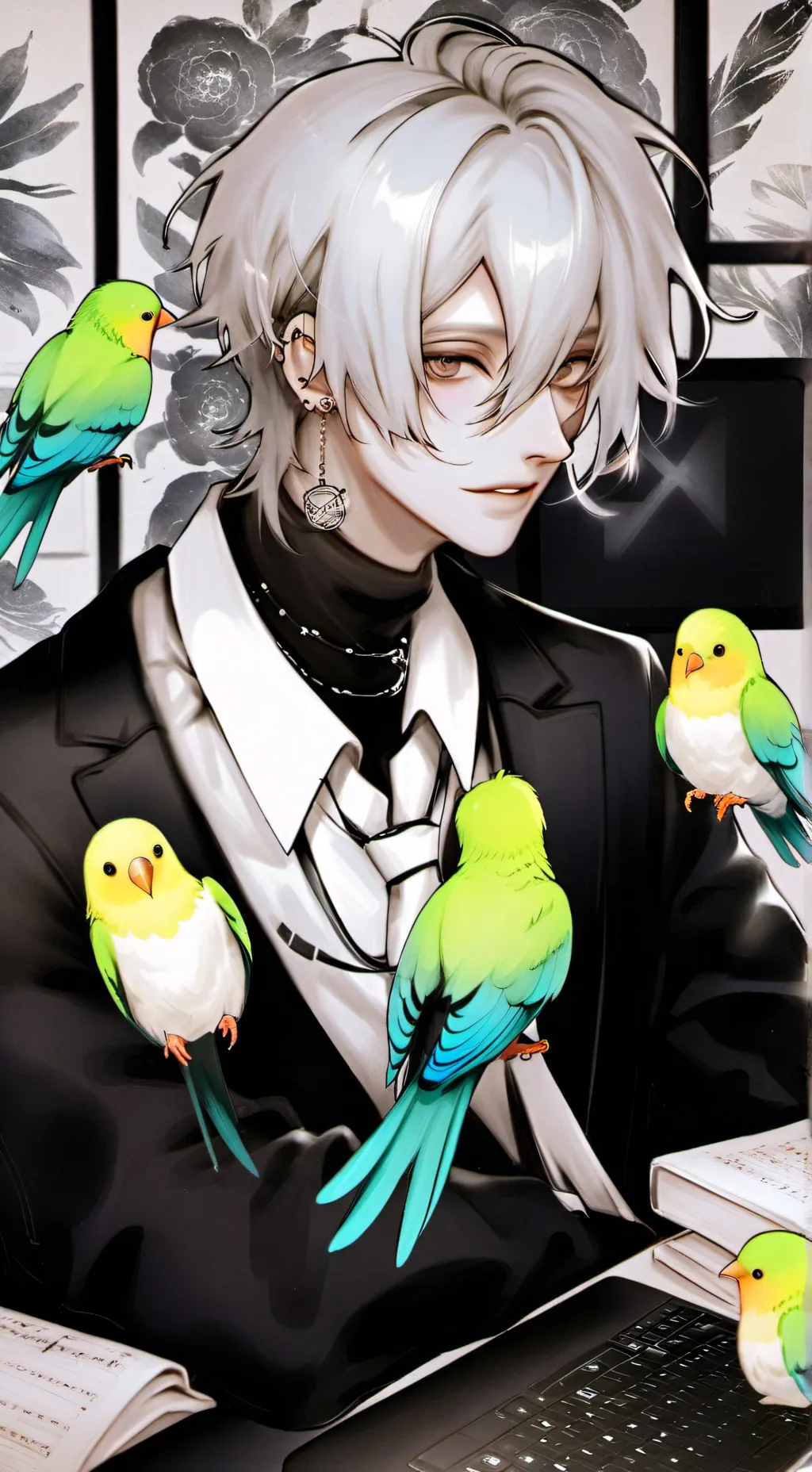 ai character: Byte background