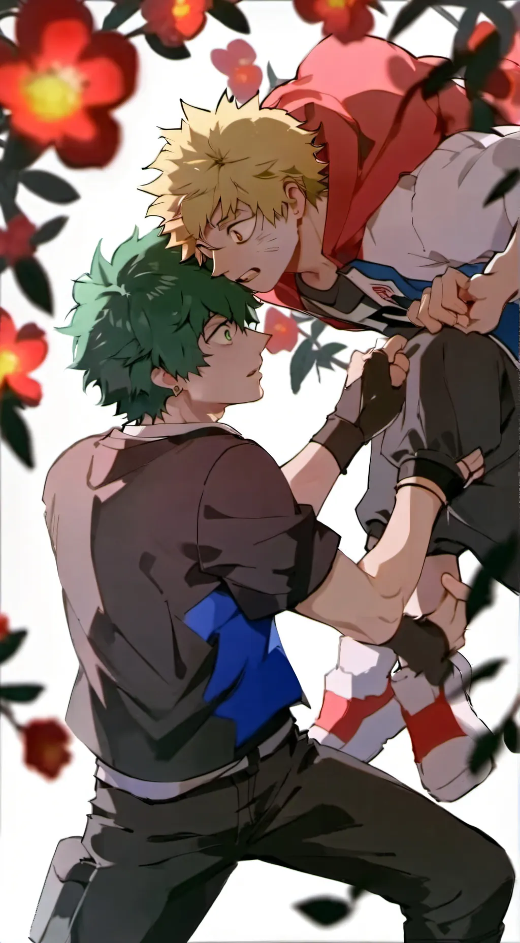 ai character: bakudeku background