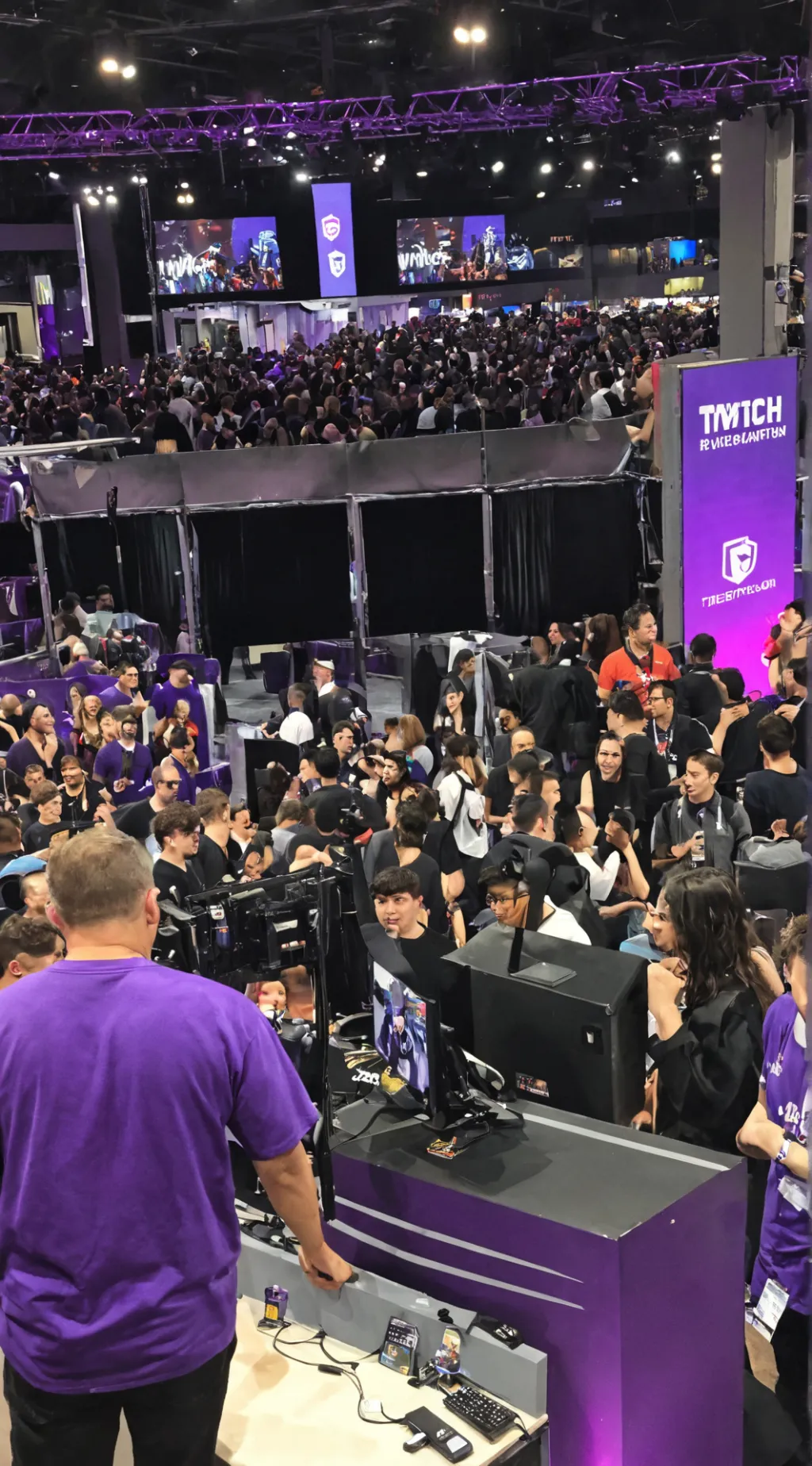 ai character: Twitchcon background