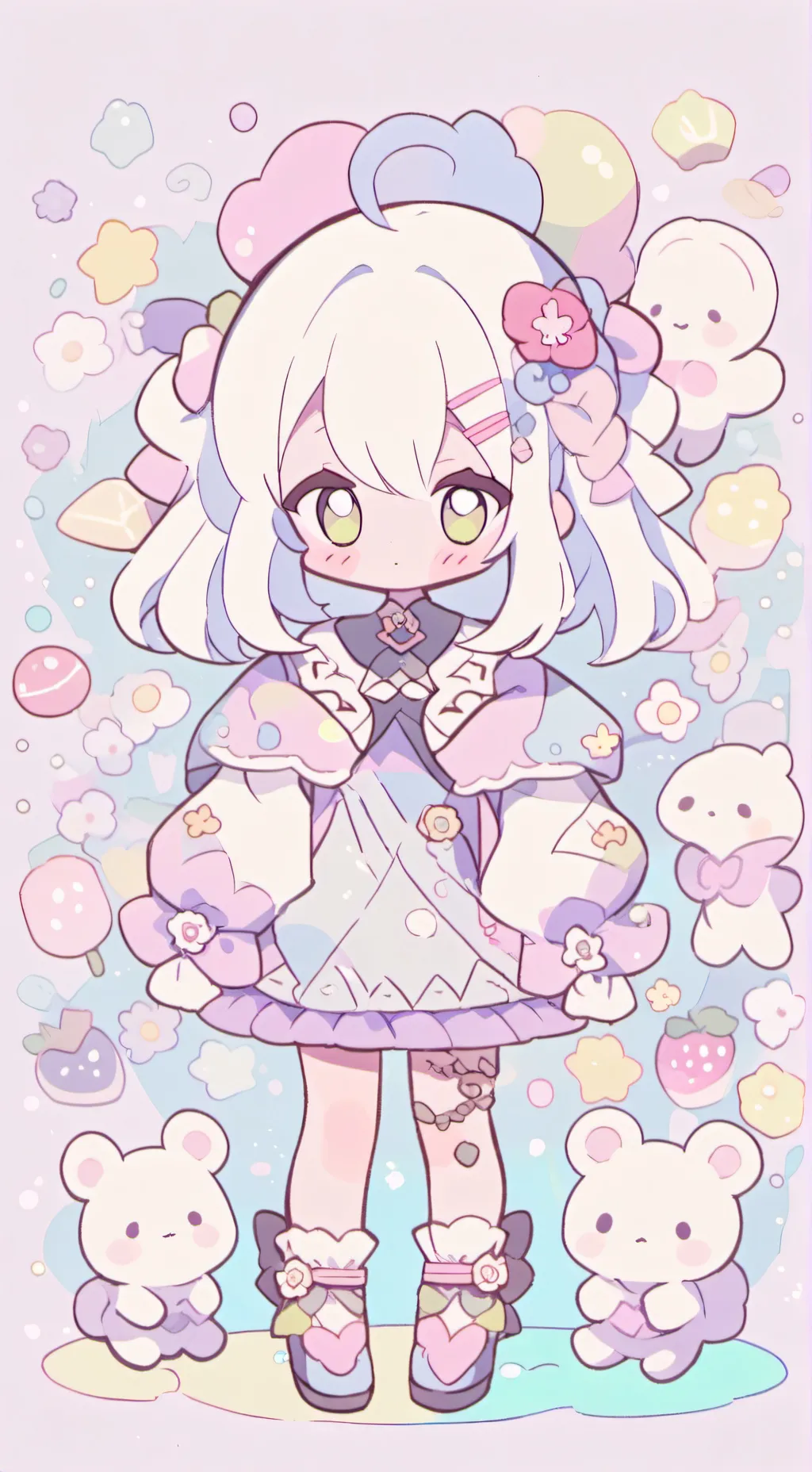 ai character: dandy  background