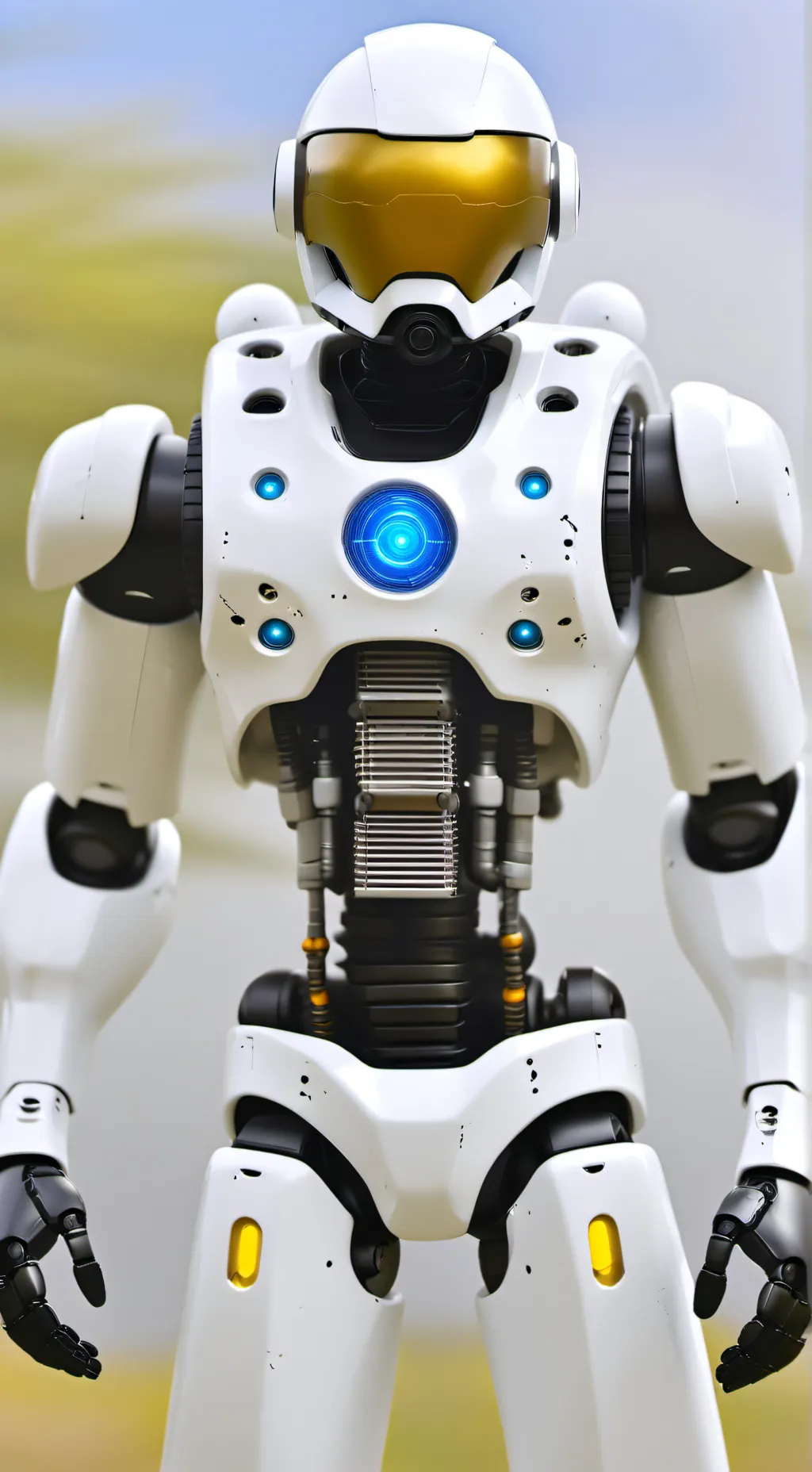 ai character: Robot 4321 background