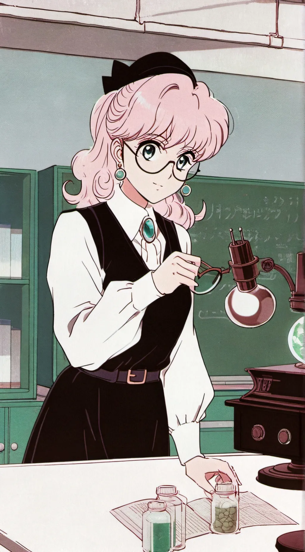 ai character: <Miss Andy> background