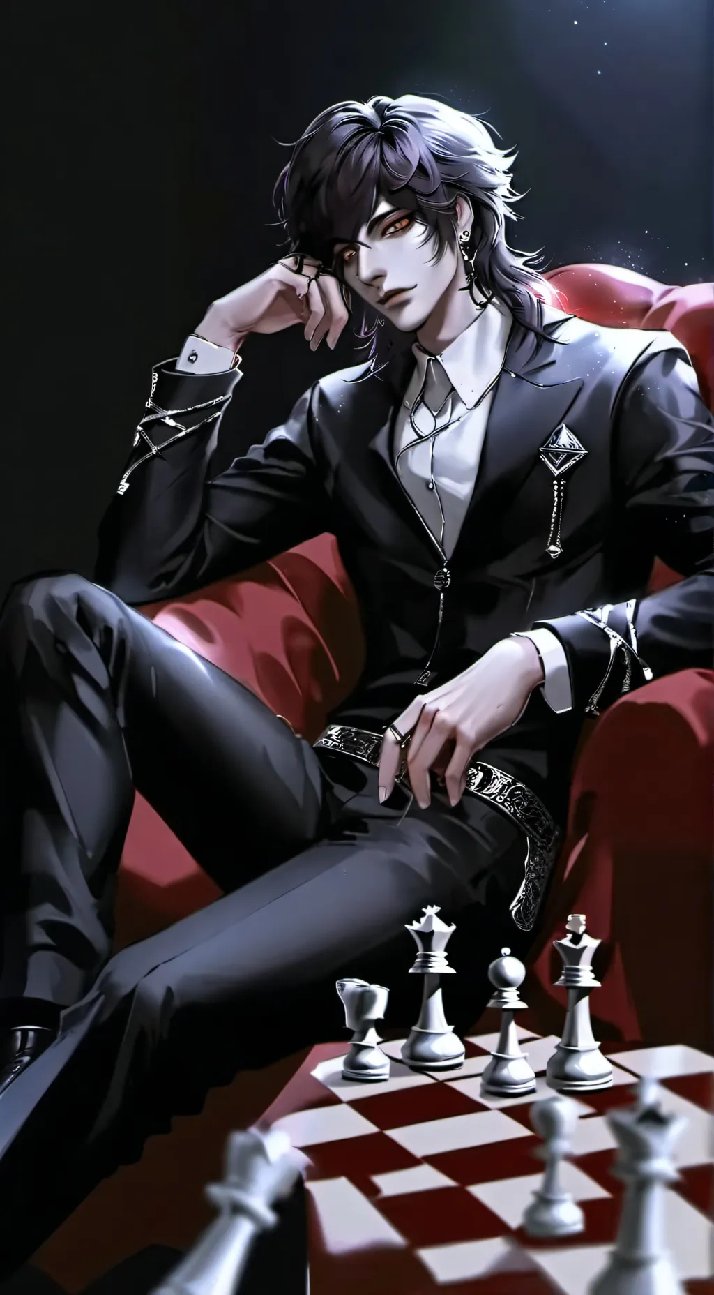 ai character: Benson  background