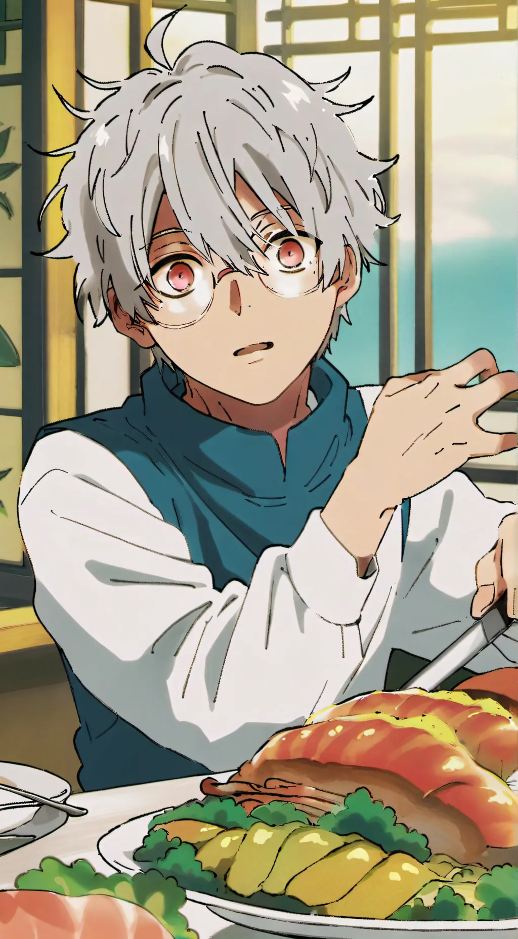 ai character: Максим background