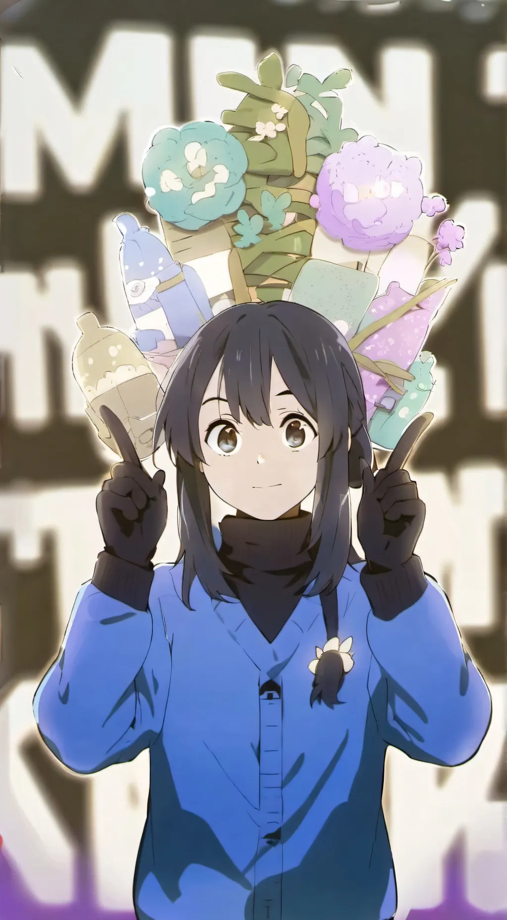 ai character: Ayame background