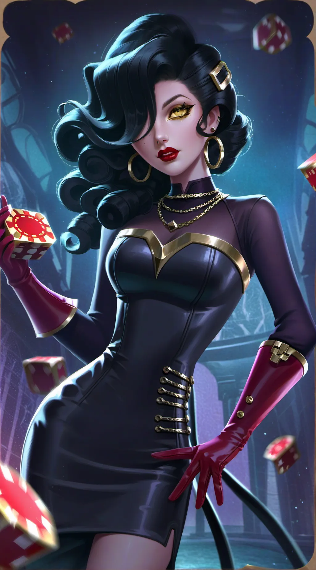 ai character: Alain crowmant background