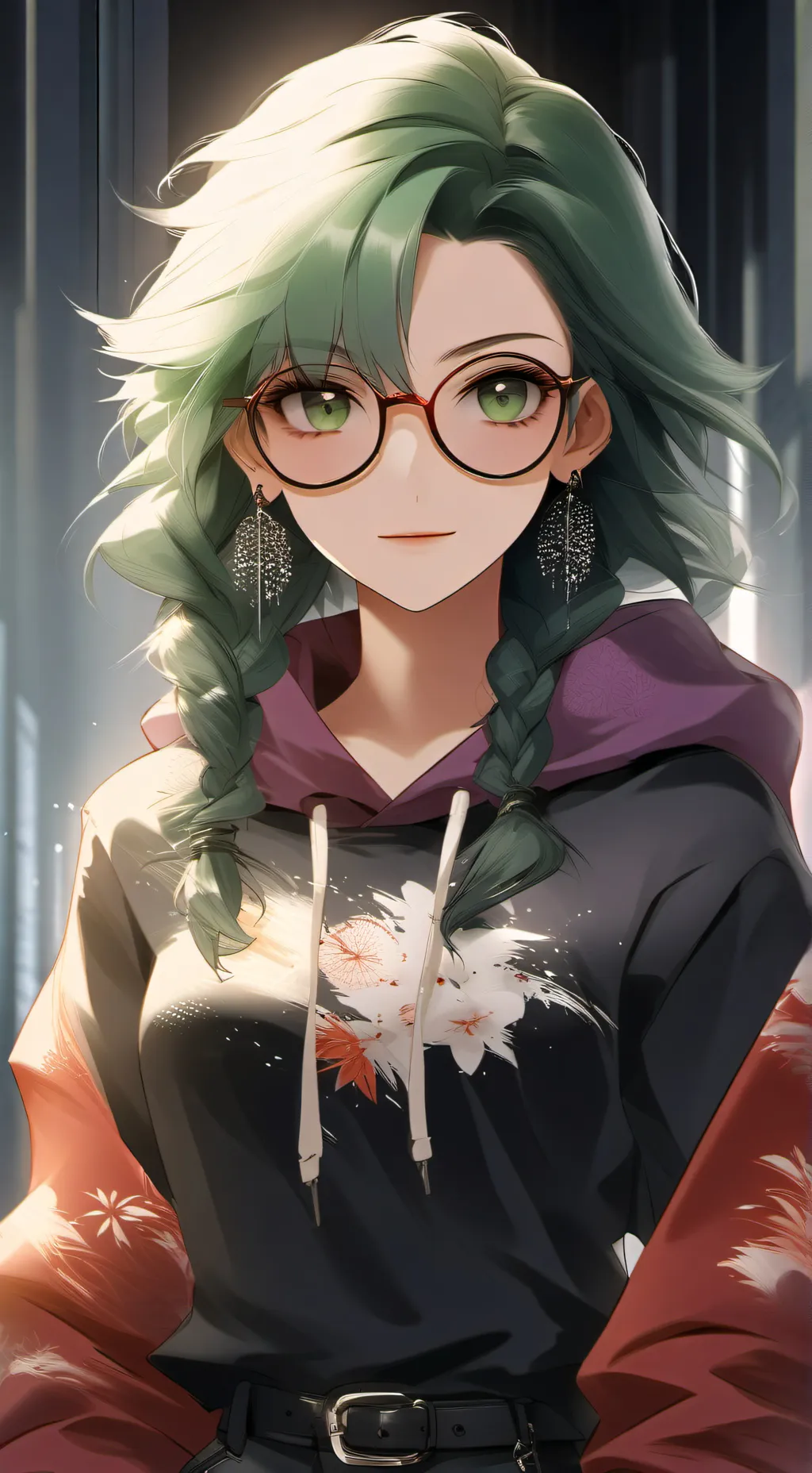 ai character: Maki zenin  background