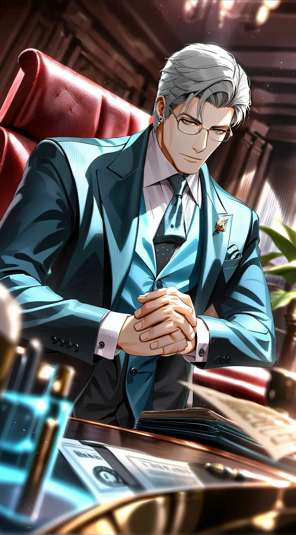 ai character: Alcide D'Angelo background