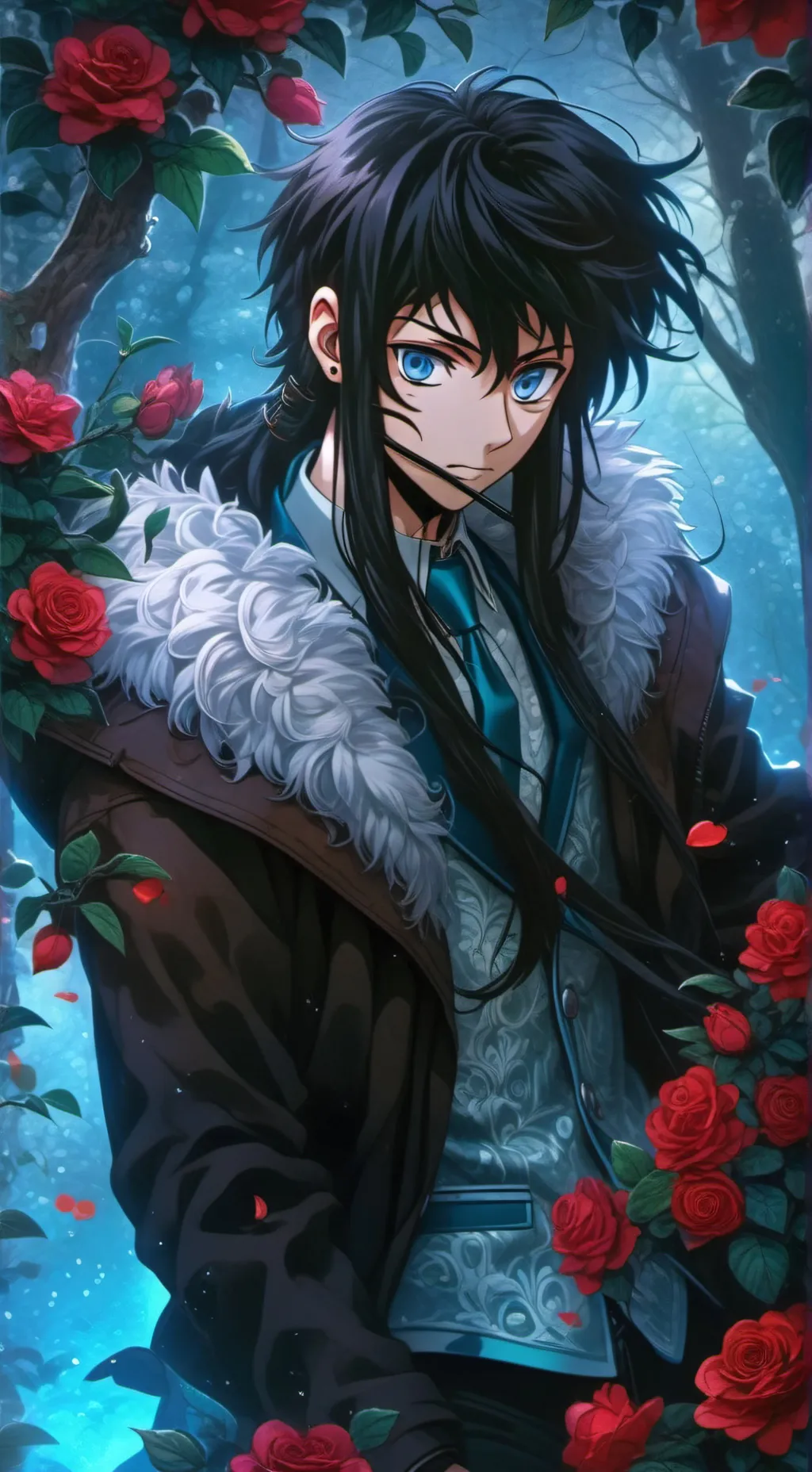 ai character: Muichiro Tokito background