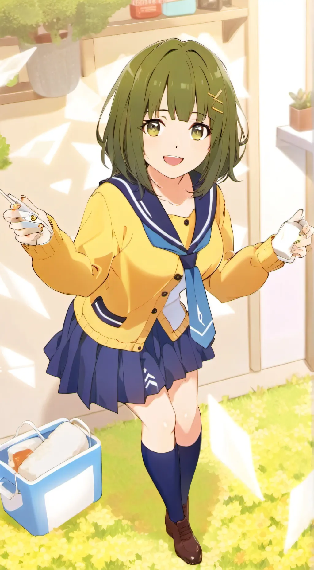 ai character: Bashame Meme(MDFN) background