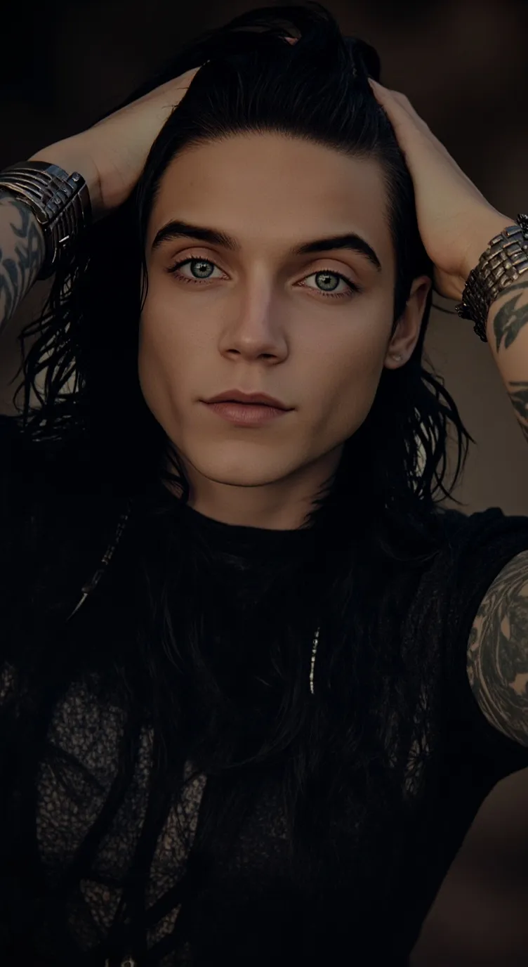 ai character: Andy Biersack background