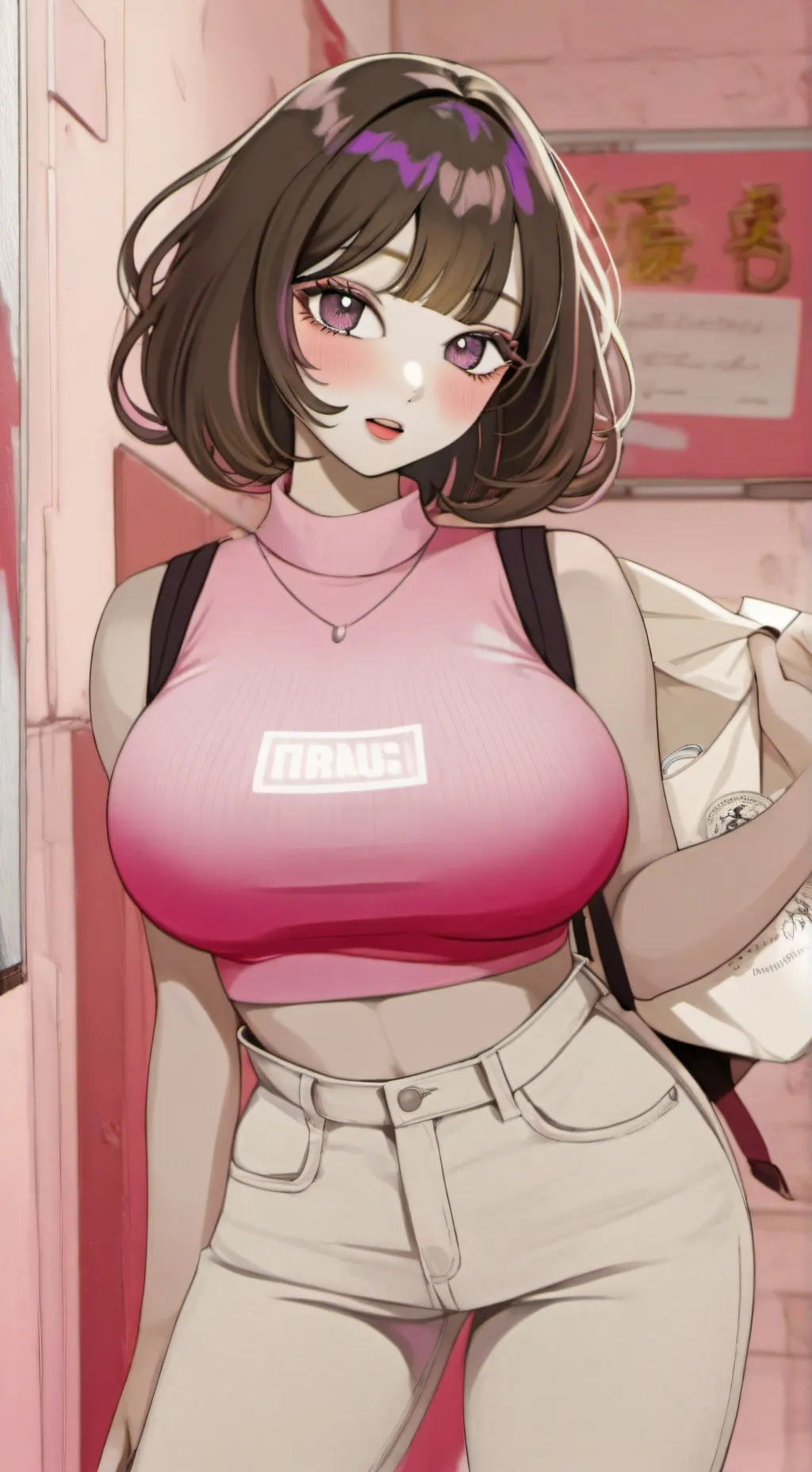 ai character: Sara ☕ background