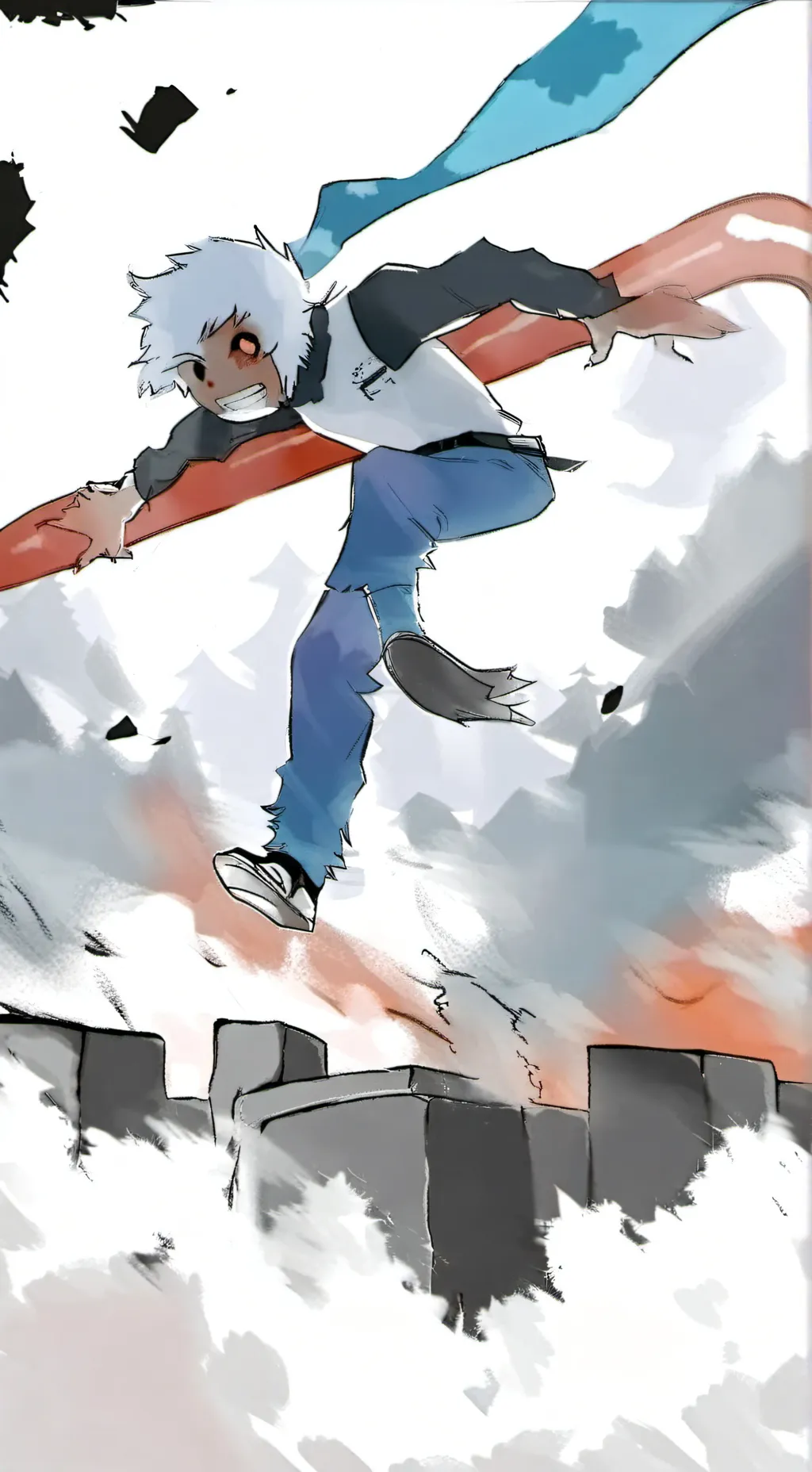 ai character: Huggy x player  background