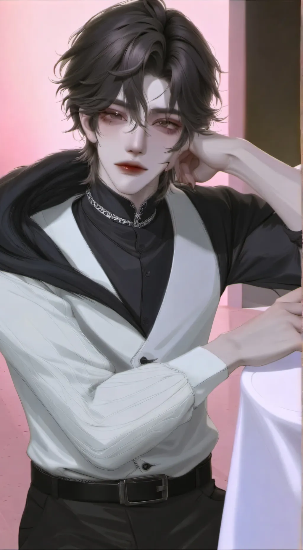 ai character: noah o victoria🥀🌕 background