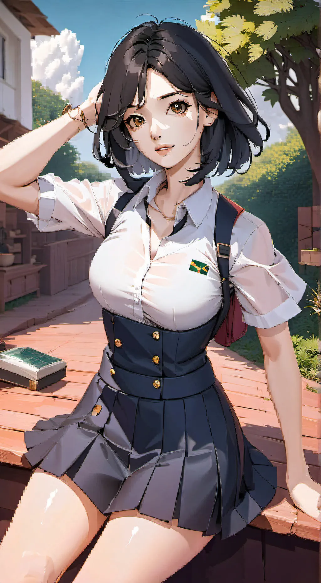 ai character: Luna background