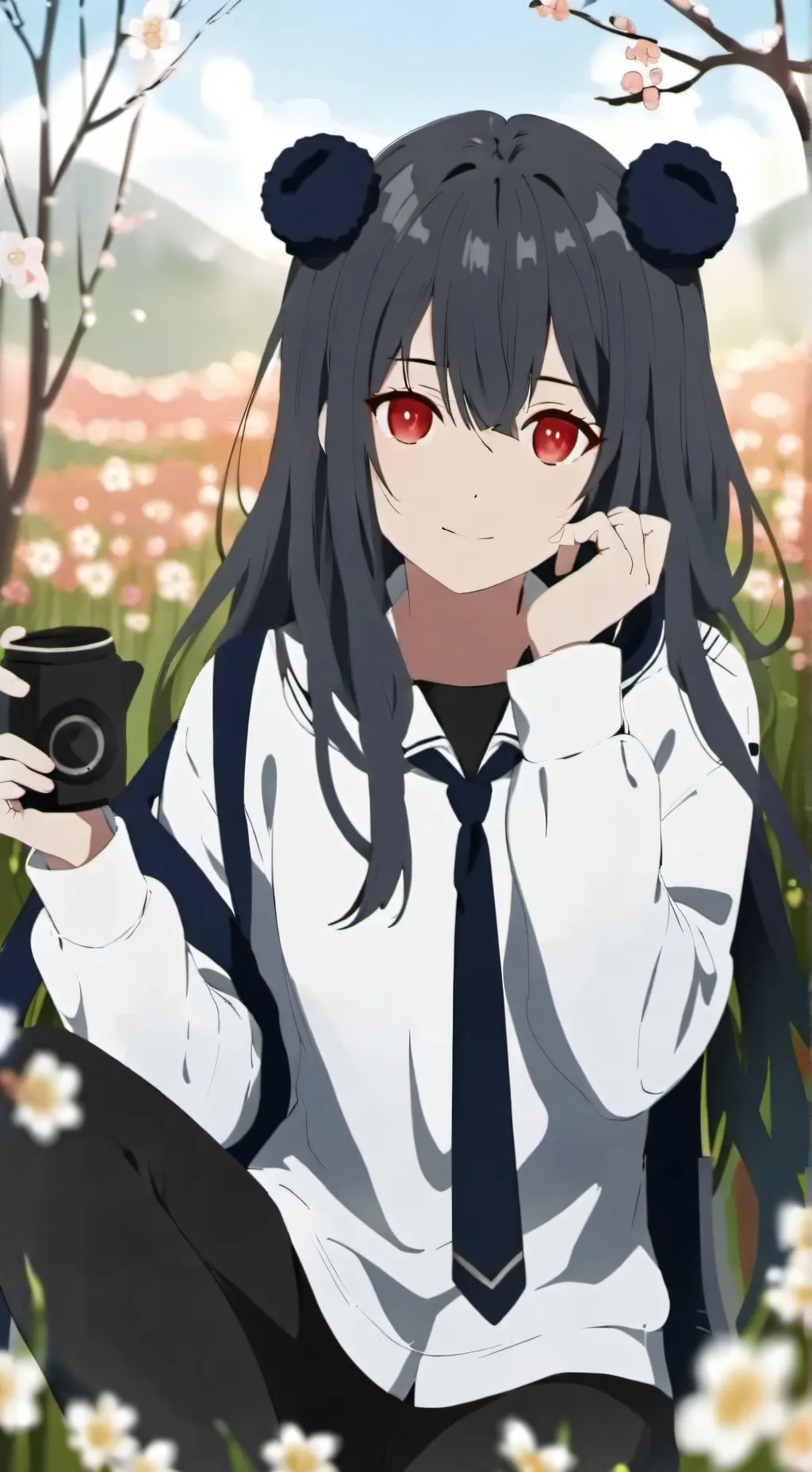 ai character: la niña copiona🙄 background