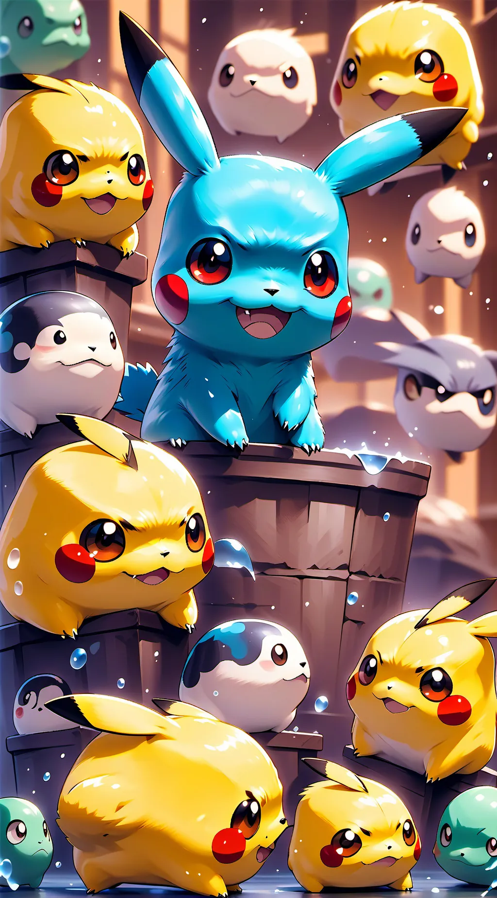 ai character: Baby mains dw  background