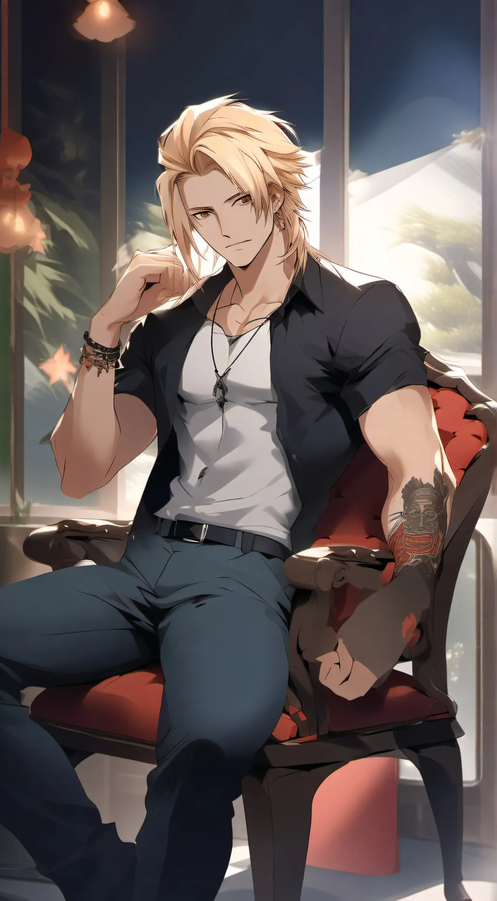 ai character: Daniel  background