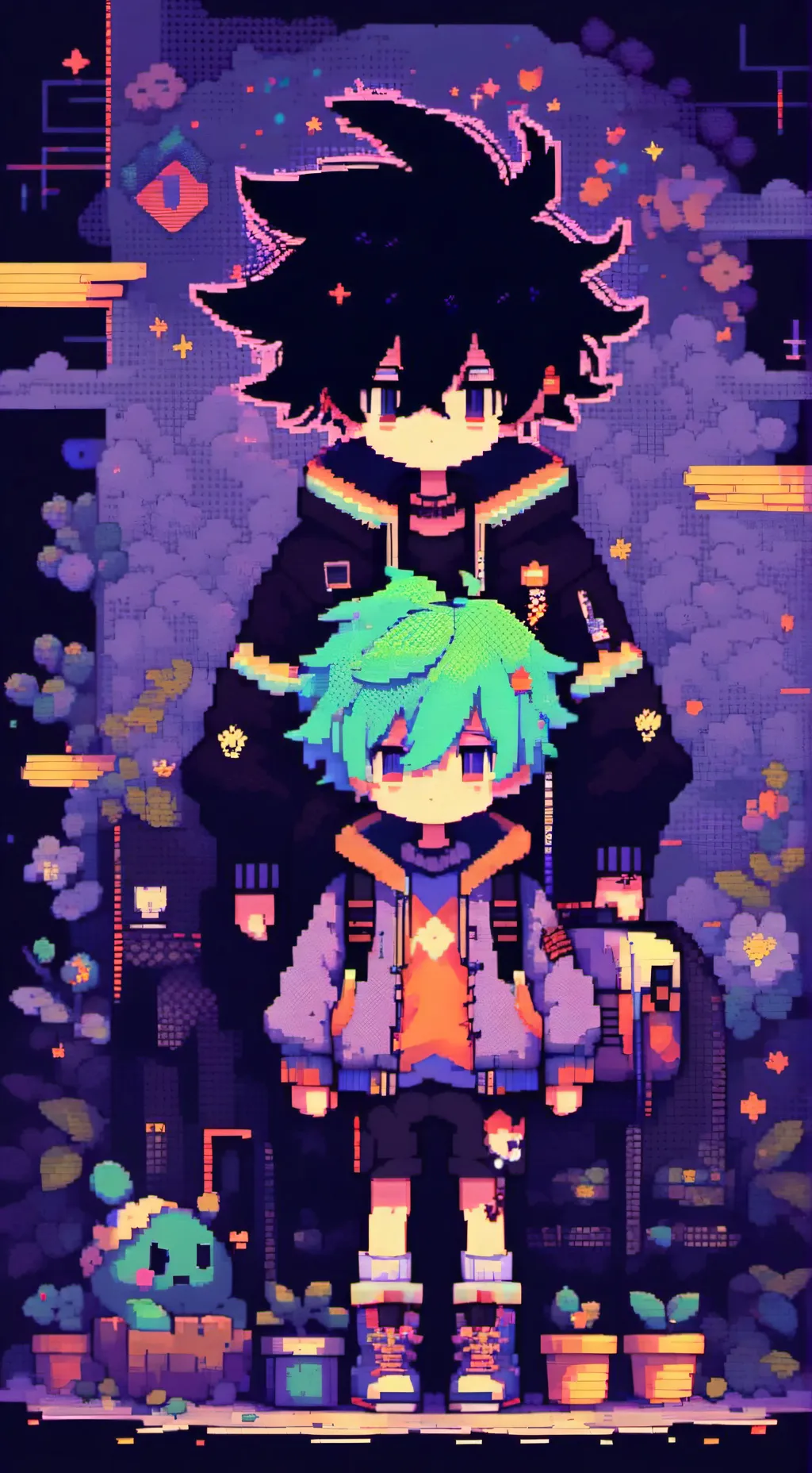 ai character: Deku siblings au background