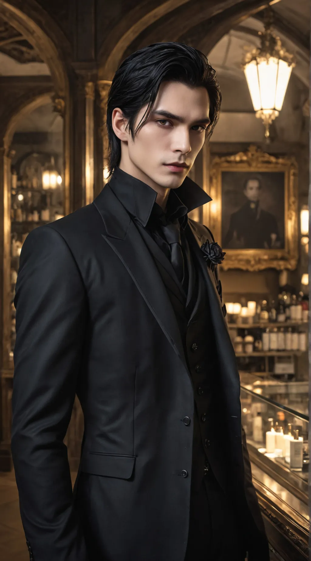 ai character: Lucien background