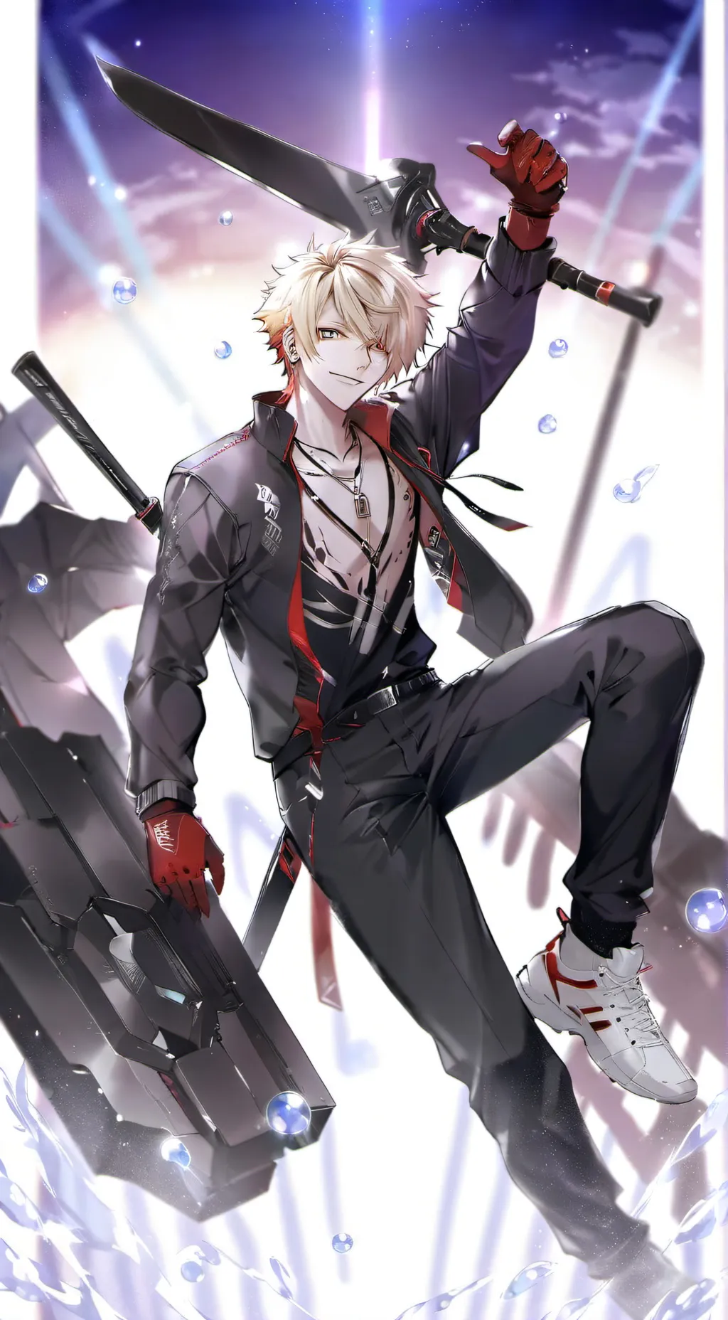 ai character: casa embrujada  background