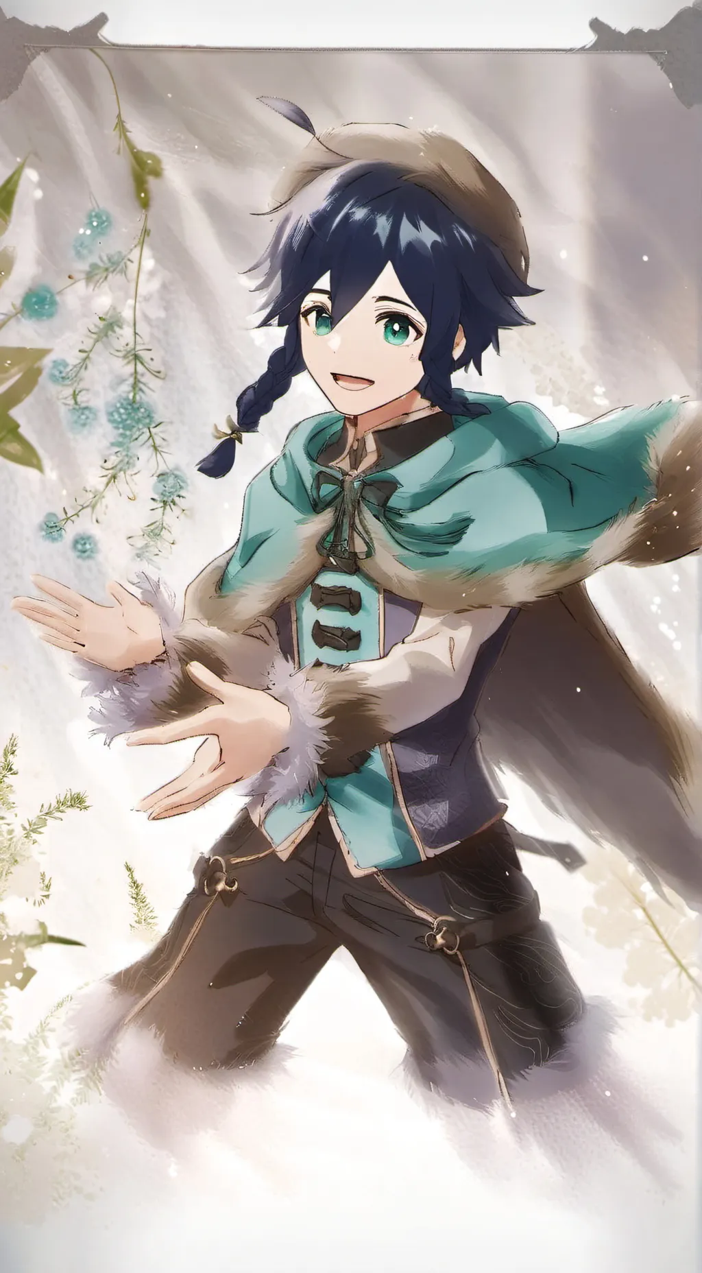 ai character: VENTI background