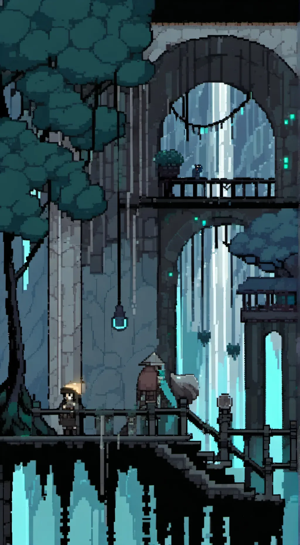 ai character: Дождливый мир background