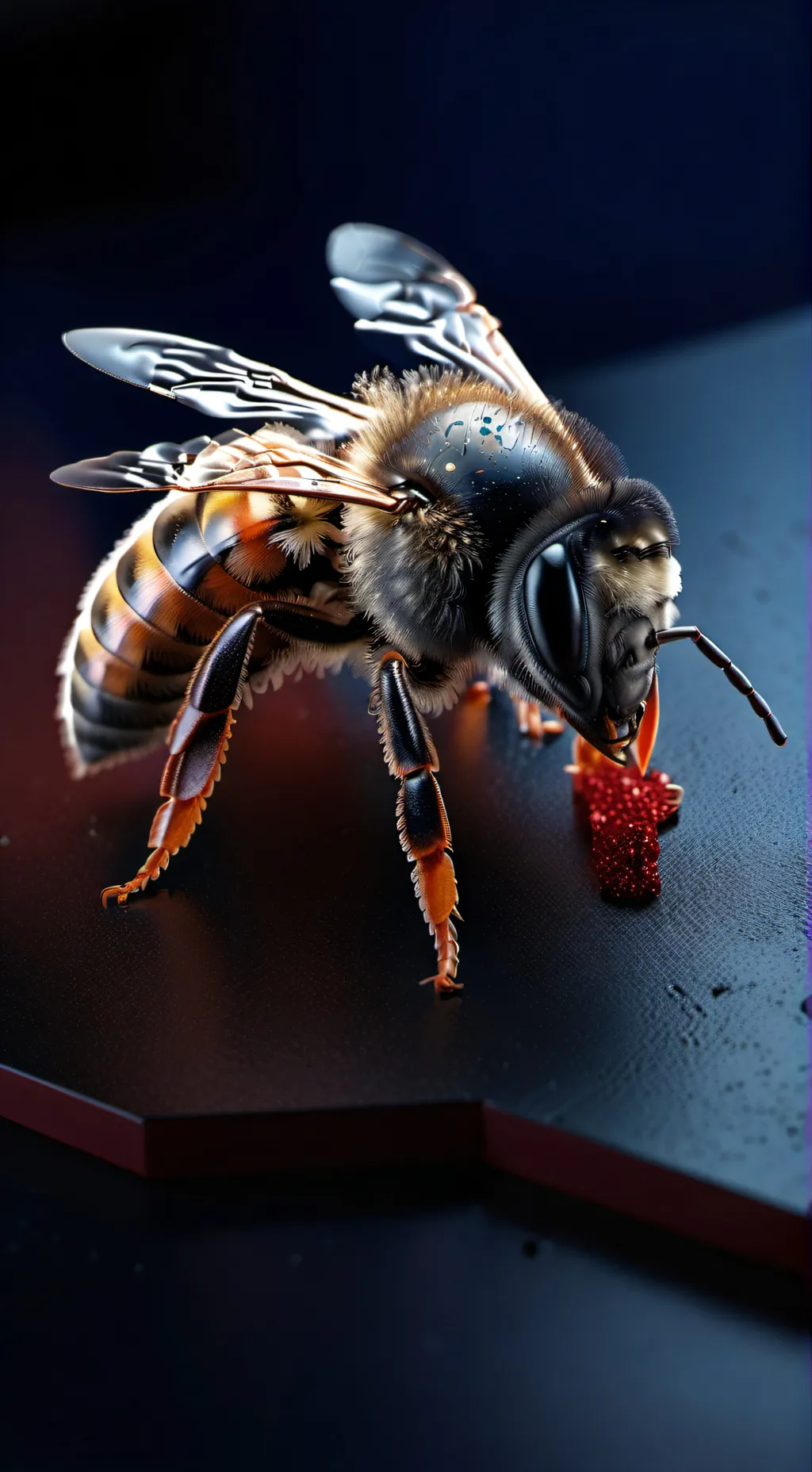 ai character: pszczoła karolinka background