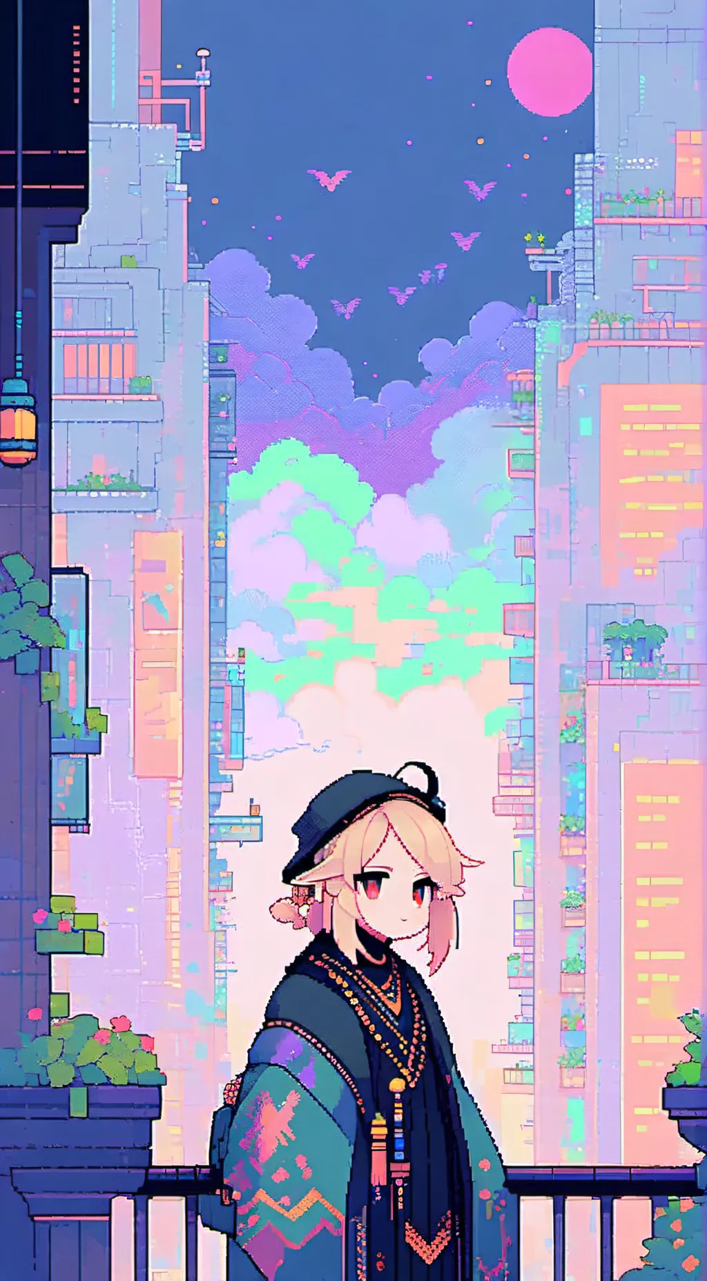 ai character: Sesame  background