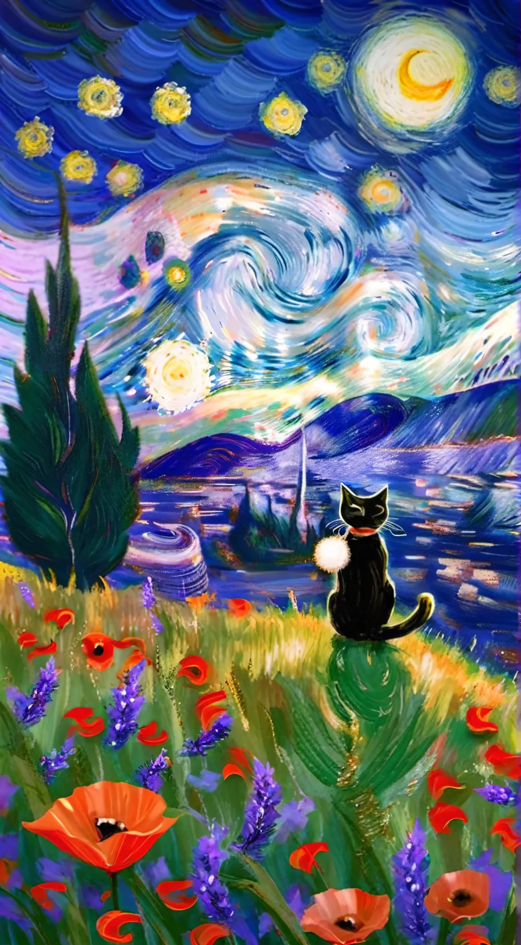 ai character: dogday x cat nap  background