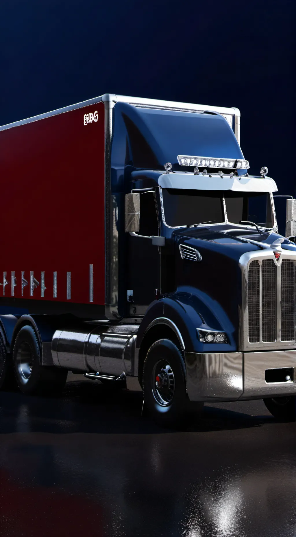 ai character: FPE Avd bank truck background