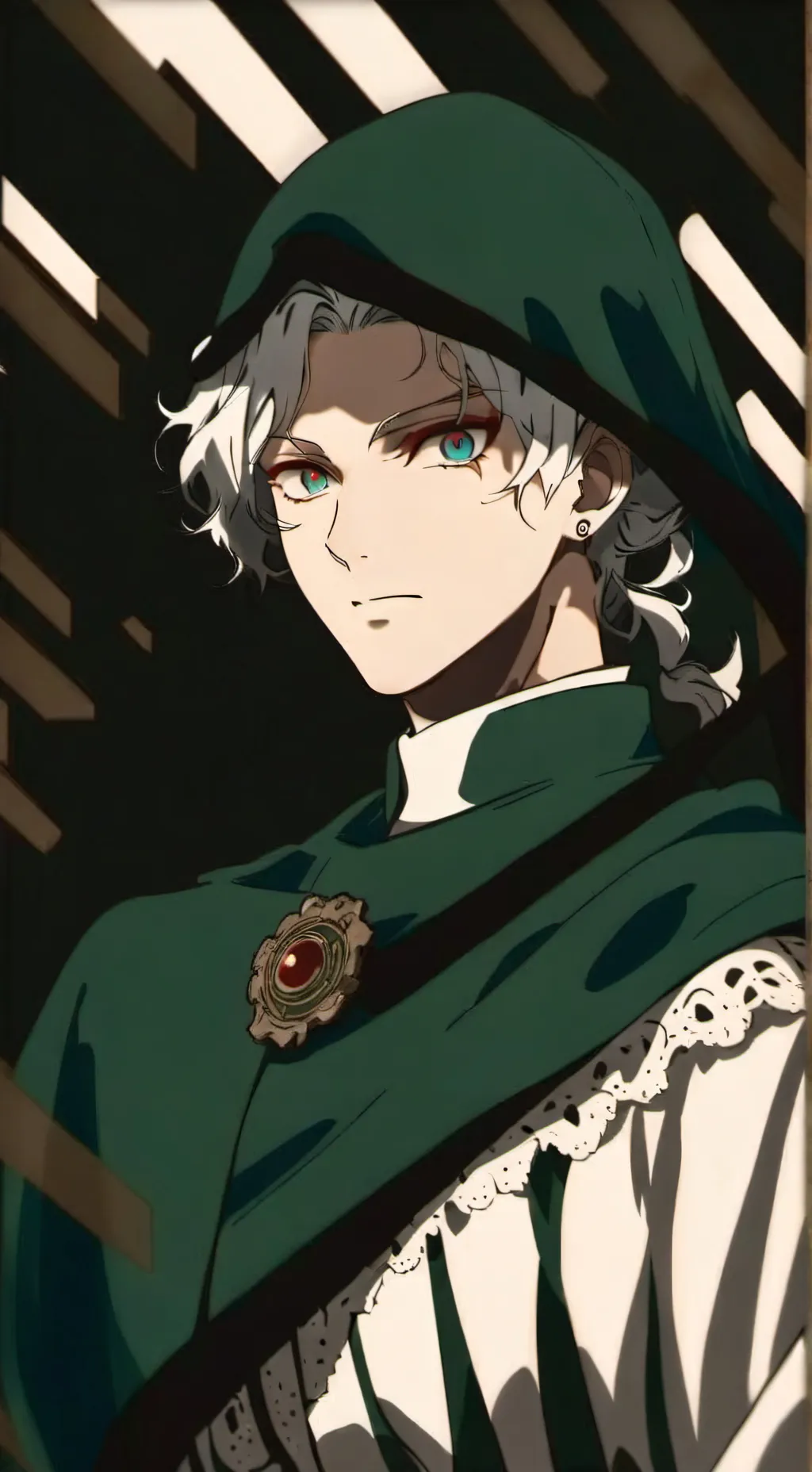 ai character: upper moon background