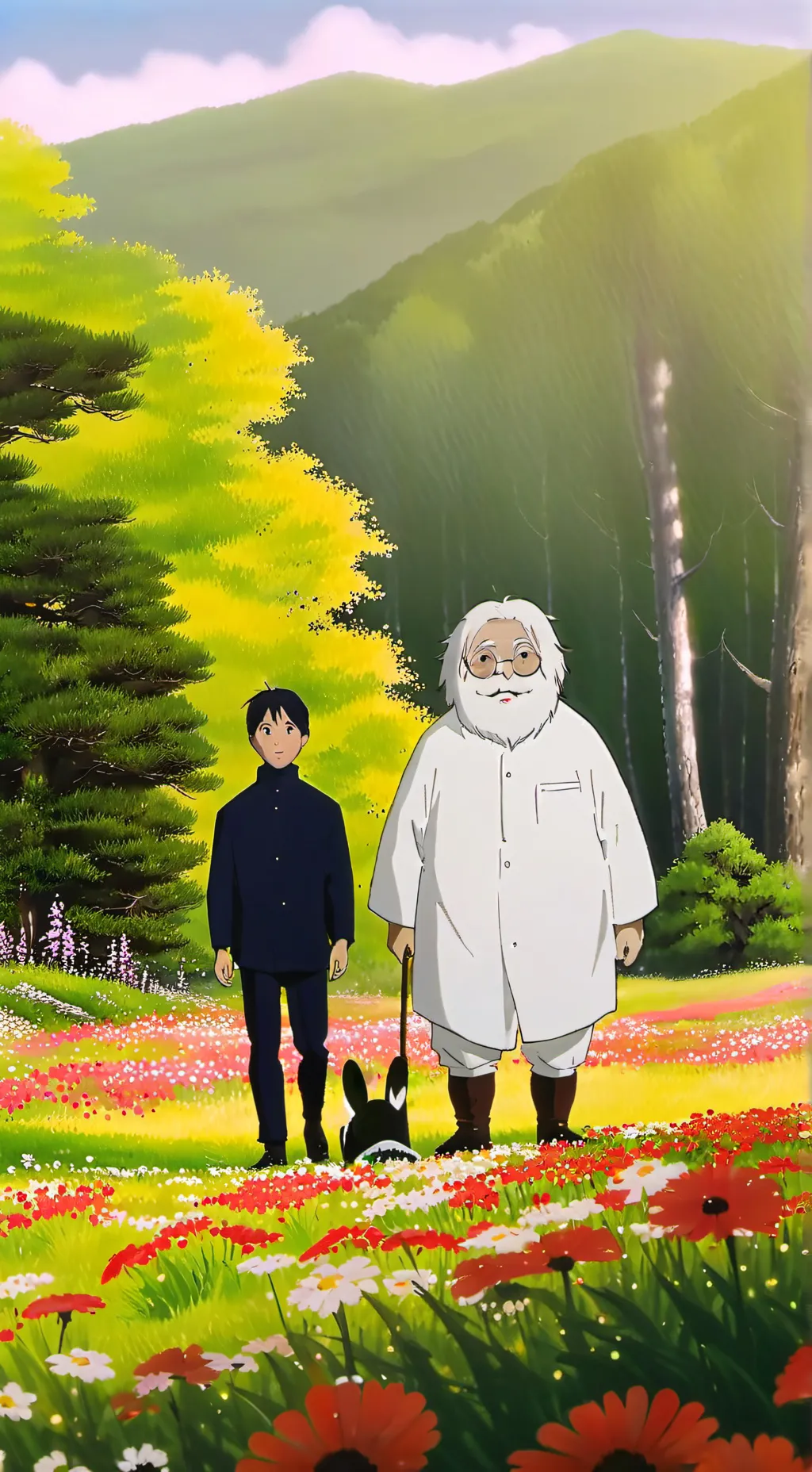 ai character: dandys world background