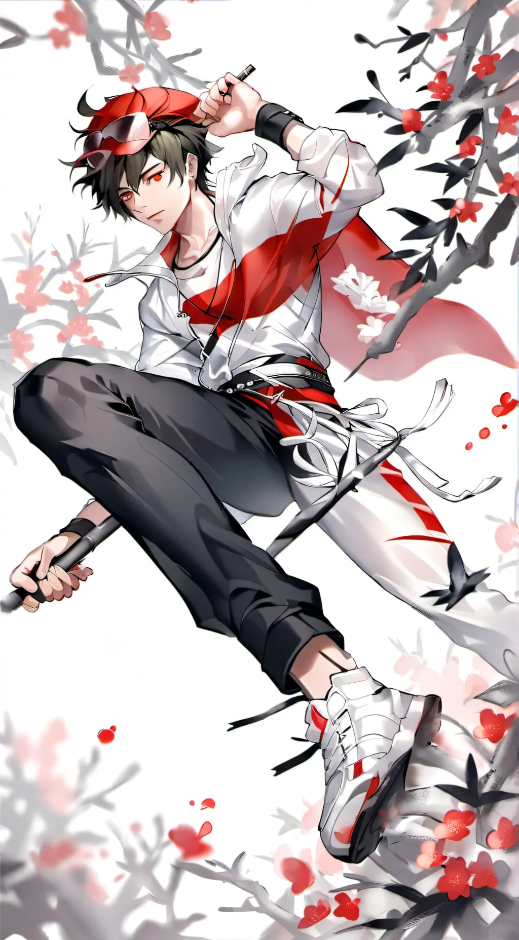 ai character: Big Red Alex background