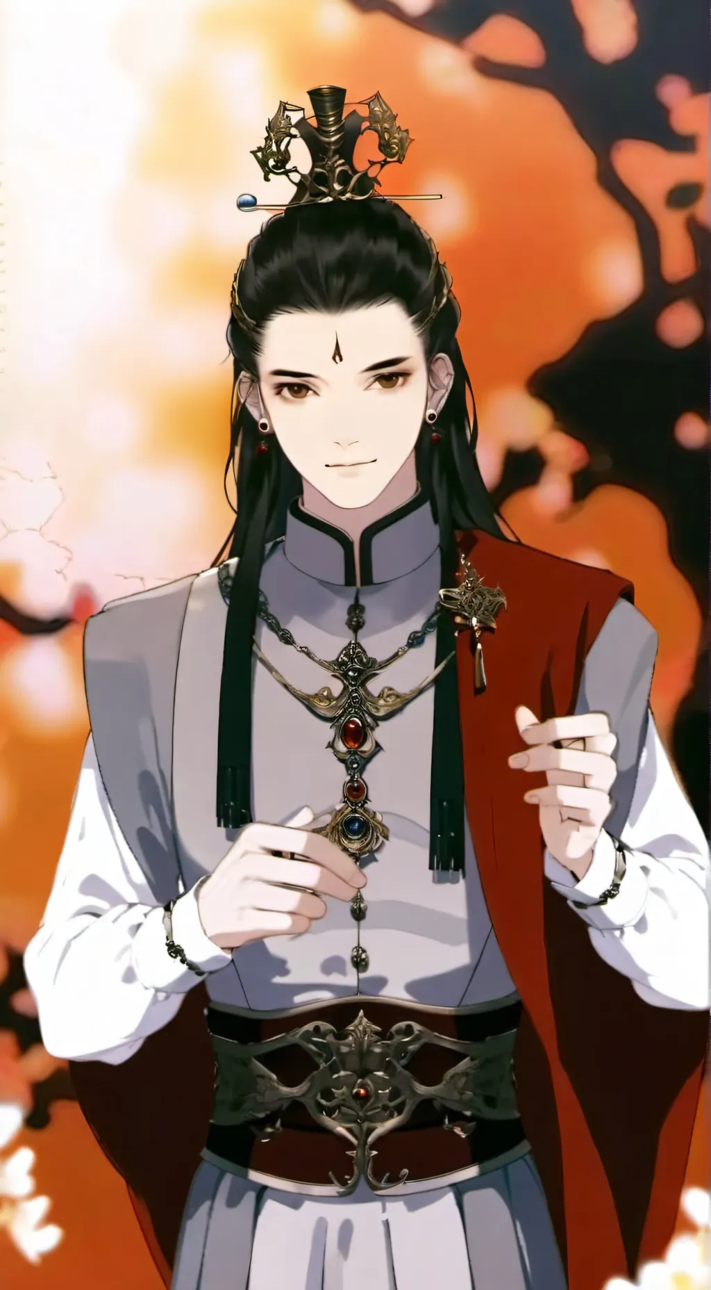 ai character: Монах background