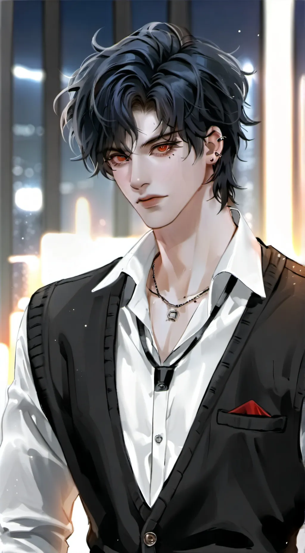 ai character: ●jacob● background