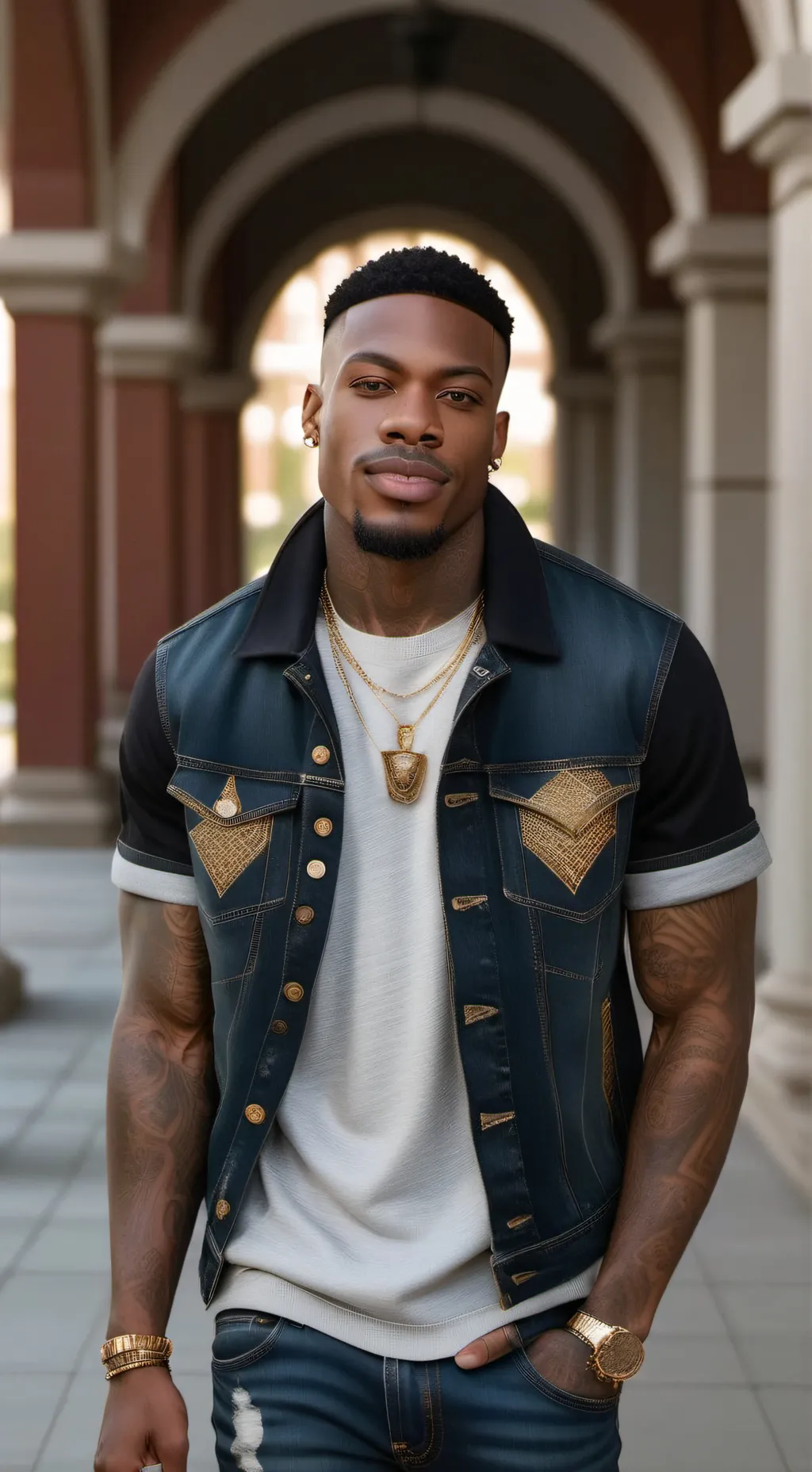 ai character: Zion background