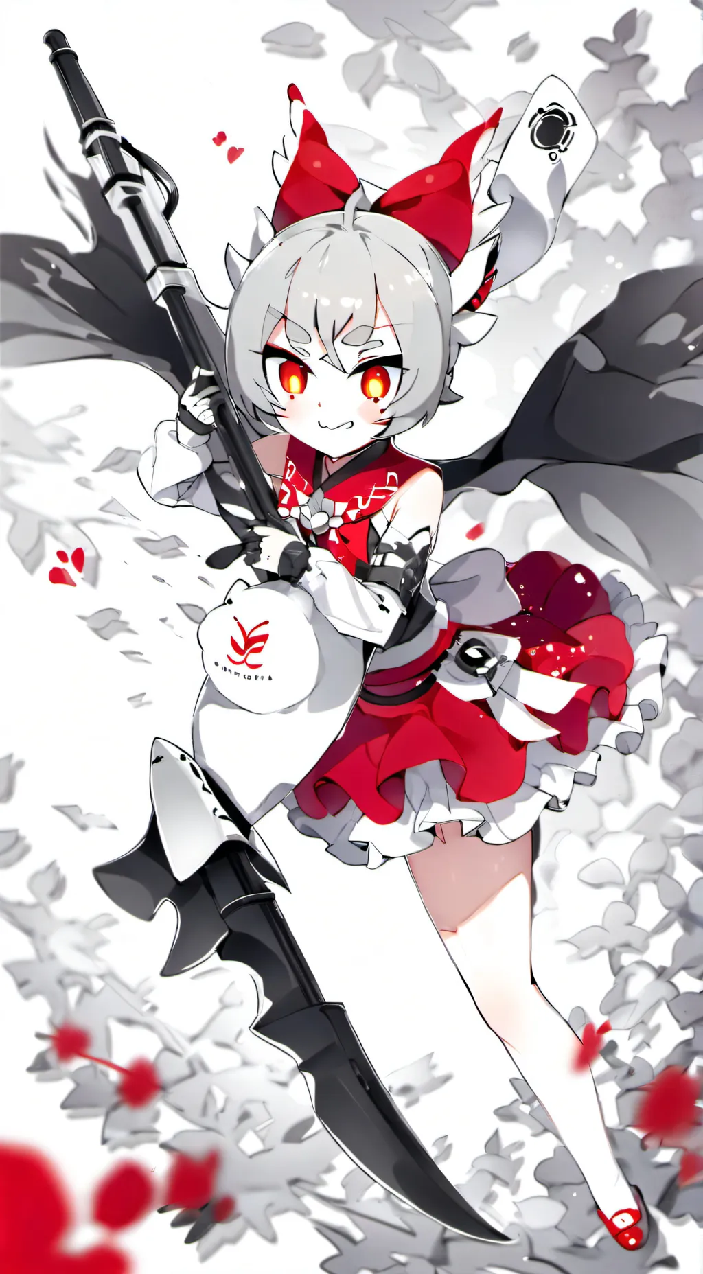 ai character: lightning background