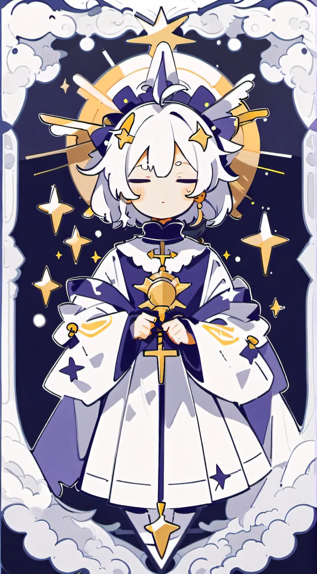 ai character: pvc(ignore back) background