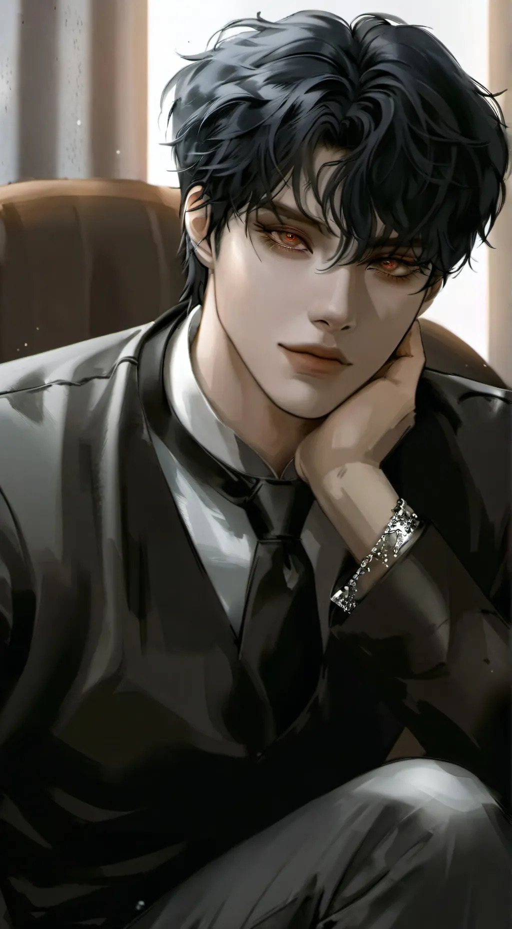 ai character: 𓈒𓂂𓏸Elias𓏸𓂂𓈒 background